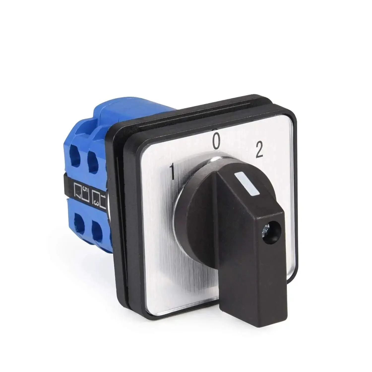 Heavy Duty Three Position Changeover Selector Switch 440V Universal Rotary Cam Switch For Industrial Use 20A Eight Terminal LW28 Panel Mount Three Phase Process Control