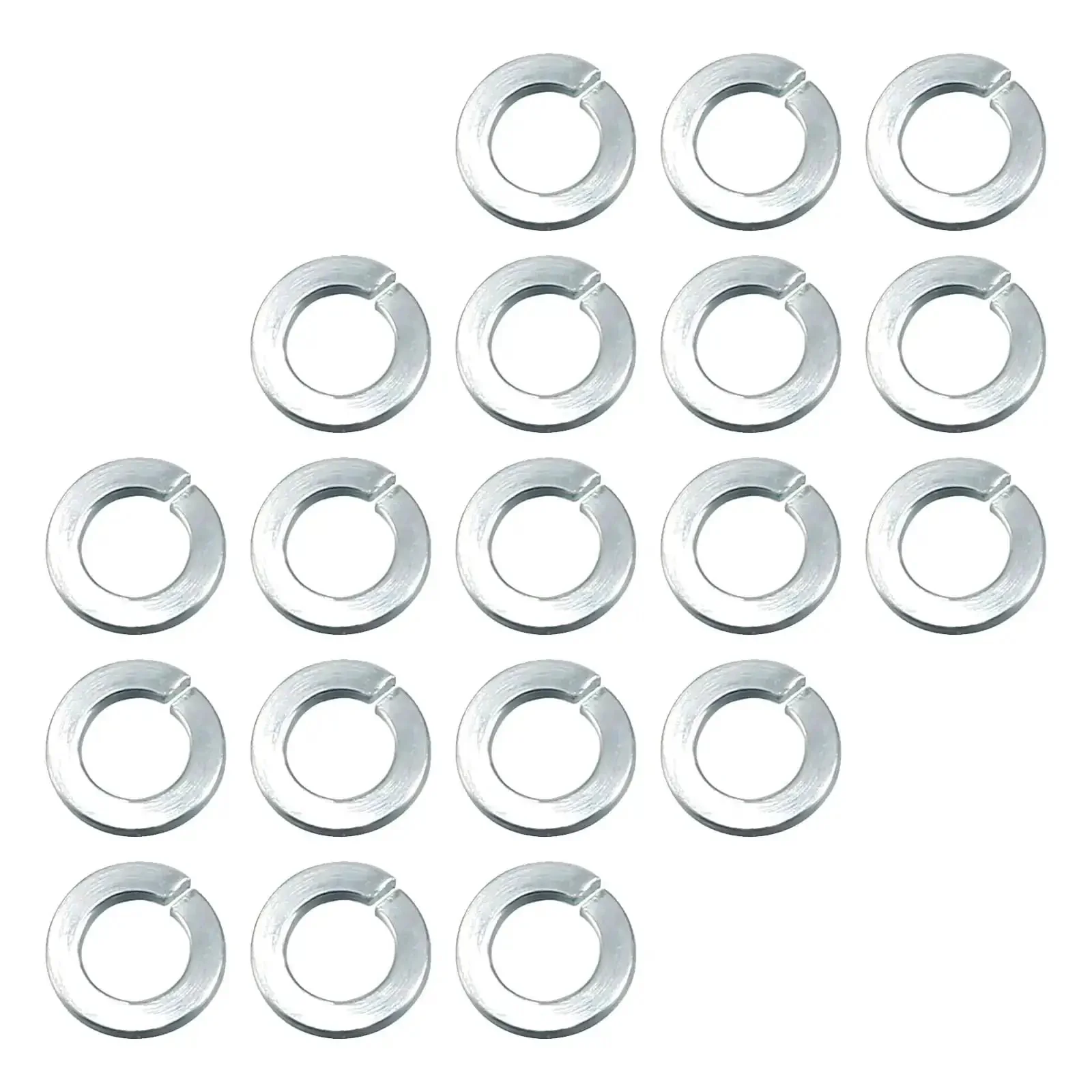 Heavy Duty Three Sixteenth Inch Split Lock Washers 100 Pack Zinc Plated Carbon Steel Spring Gaskets For Household Projects DIY Furniture And Appliance Maintenance