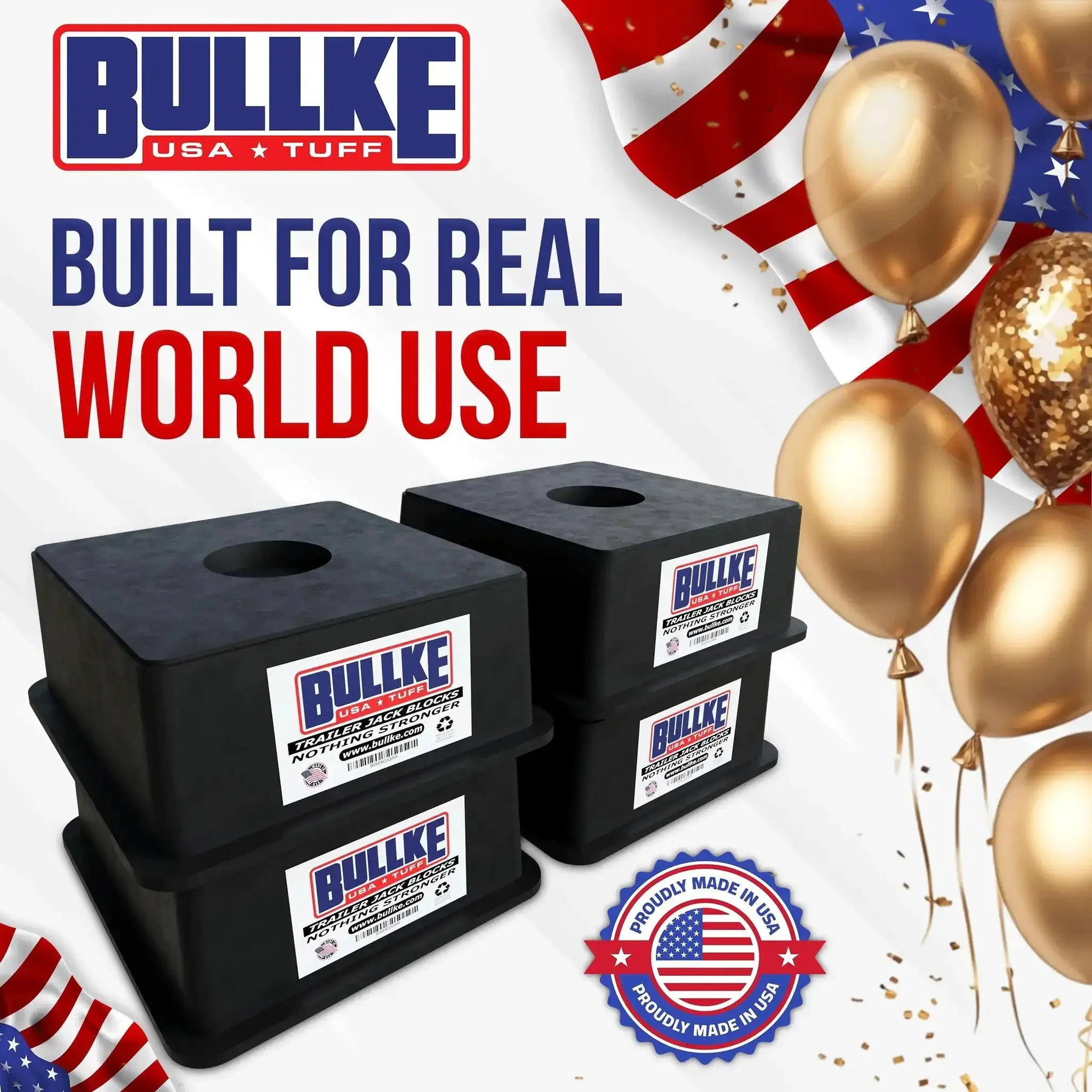 Heavy Duty Trailer Jack Blocks For RVs Up To 18,000 Lbs, UV Resistant Stabilizing Pads For Campers, Travel Trailers, And 5th Wheels, Durable Foot Stands, Rock Solid Leveling Support You Can Trust - Image 8