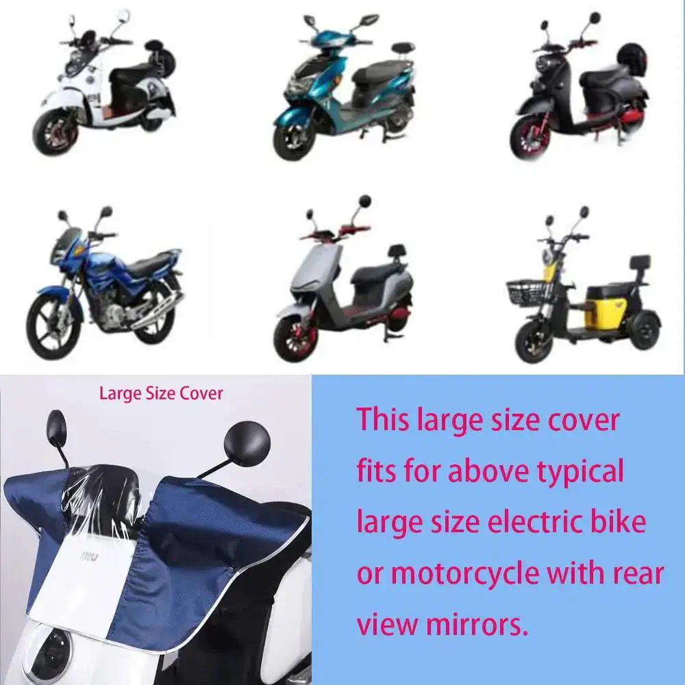 Heavy Duty Waterproof Tiller Control Panel Cover For Mobility Scooters Dustproof Rain Enclosure Large Size Weatherproof Dashboard Case For Electric Bikes Keeps Hands Dry And Controls Protected In Wet Weather - Image 3