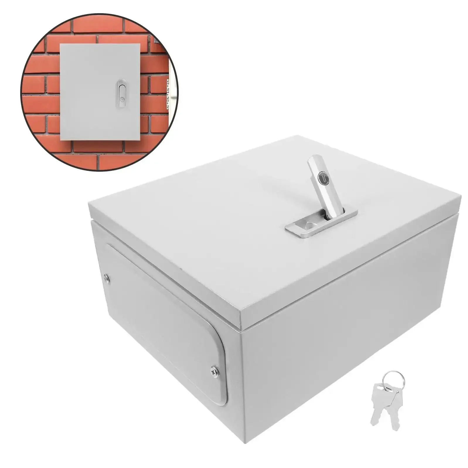 Heavy Duty Weatherproof Electrical Junction Box With Waterproof Enclosure 25X30X14 Cm For Indoor And Outdoor Panels, Weatherproof Control Cabinet For Electrical Accessories And Wiring, Durable All Weather Box - Image 4