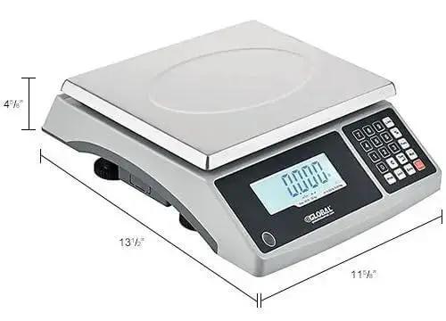 Heavy Duty Weight Counting Scale With LCD Display 60 Lb Capacity 0.002 Lb Readability Industrial Counting Scale With RS 232 Eleven And Five Eighths Inch By Thirteen And One Half Inch Platform Fast Accurate Box And Part Counting - Image 2