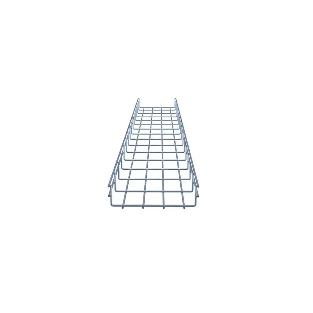 Heavy Duty Wire Mesh Cable Tray Electro Zinc Plated Silver Steel For Easy Cable Organization 1.97 In By 7.88 In By 59.06 In 2 Pack Cut For Custom Configs Built To Last And Corrosion Resistant For Data And Power Cables - Image 3