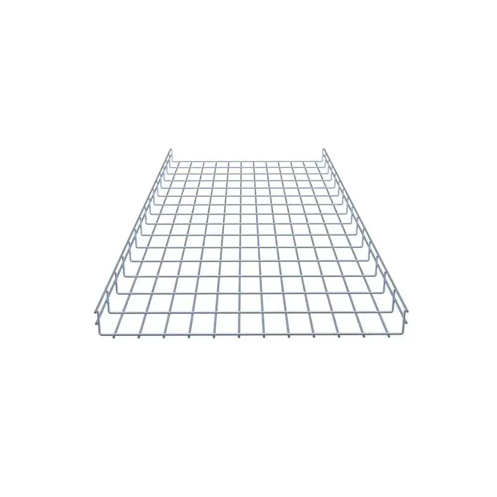 Heavy Duty Wire Mesh Cable Tray Set In Electro Zinc Plated Silver Steel For Easy Cable Management Pro Grade Cut To Fit Design Durable Steel Construction 1.97 X 23.63 X 59.06 Inch 2 Pack - Image 3