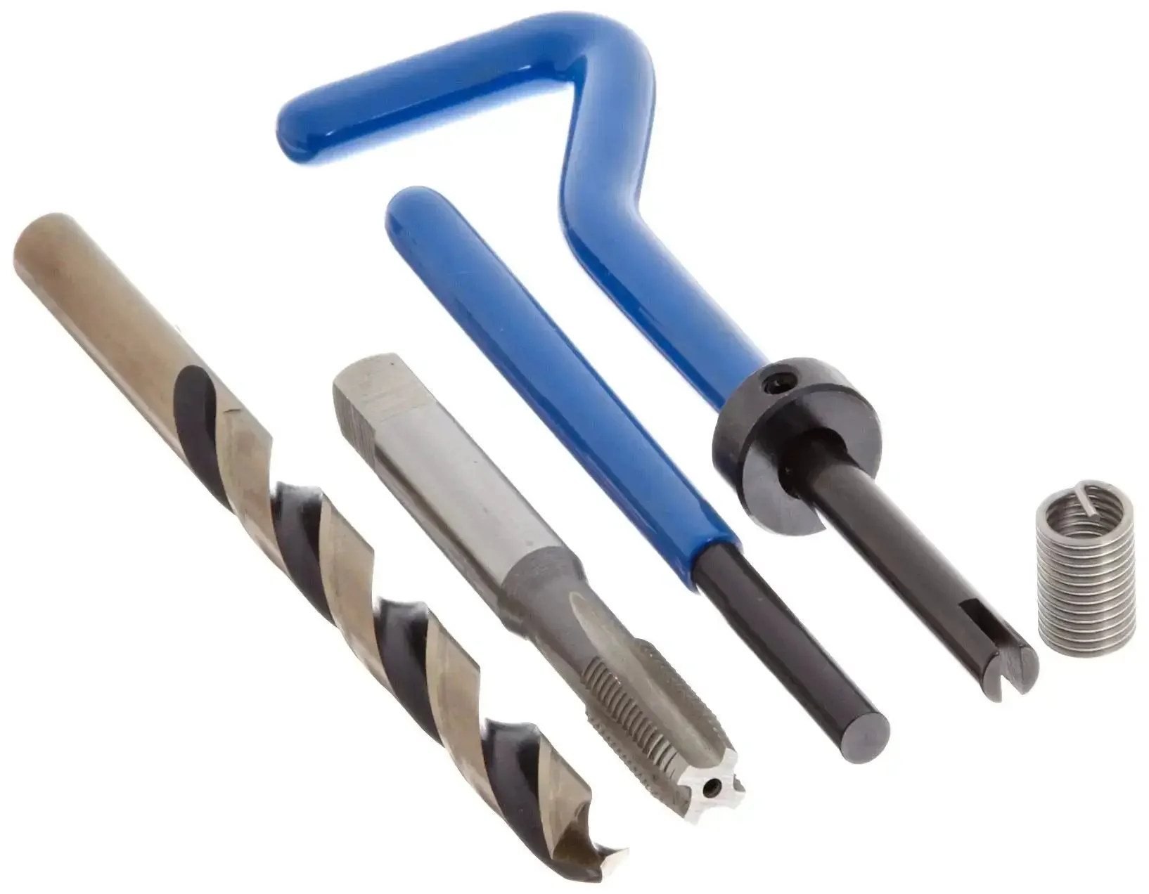 Helical Threaded Insert Kit For 304 Stainless Steel, 5/16-18 Thread Size, 0.625 Inch Installed Length, Pack Of 10, DIY Friendly Quick Fix For Damaged Threads In Soft Metals And Tapped Holes With Ease