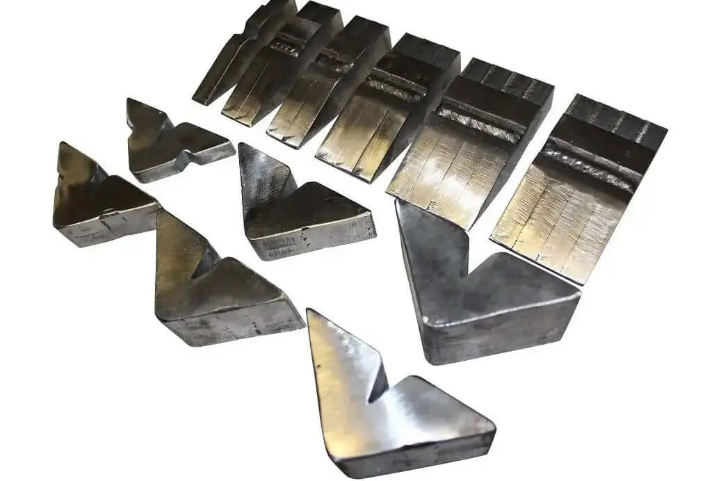 Hemming Dies Kit For 12 And 20 Ton Finger Brakes, 32 Pieces Forming An 8 Inch Die, Unassembled And Unwelded, Made In The USA, Boost Your Sheet Metal Folding And Edge Hemming Capabilities - Image 2