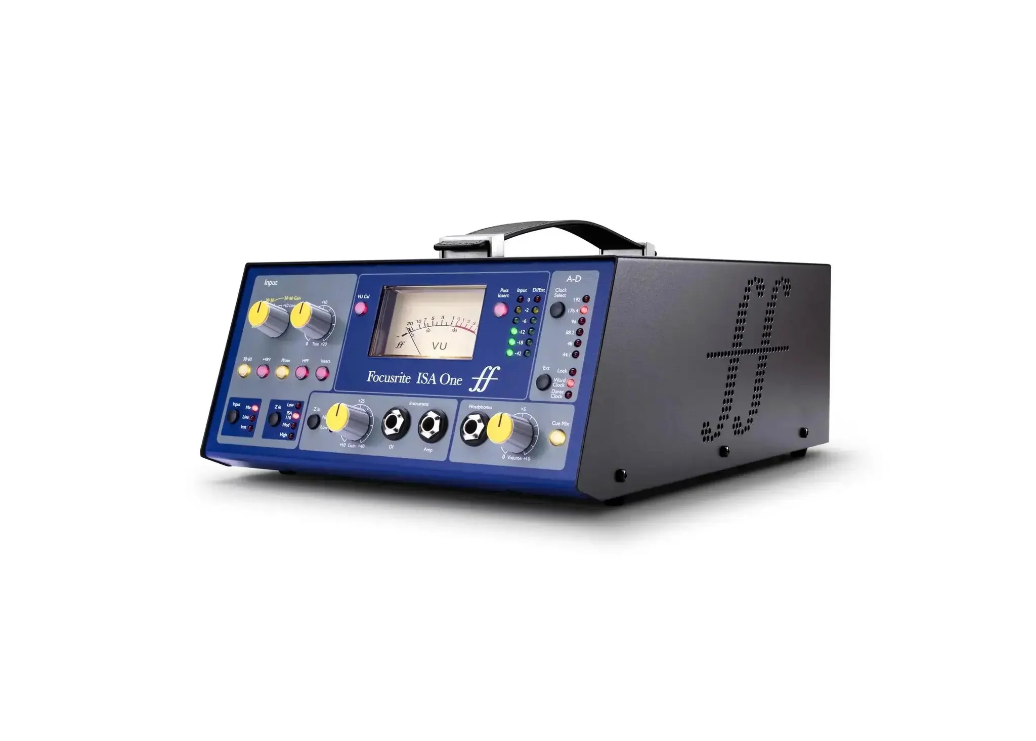 Heritage Microphone Preamplifier With Independent DI Variable Impedance Selector And Independent Headphone Amp For Studio Grade Tracking Warm Transformer Based Tone And Flexible Pro Grade Connectivity - Image 2
