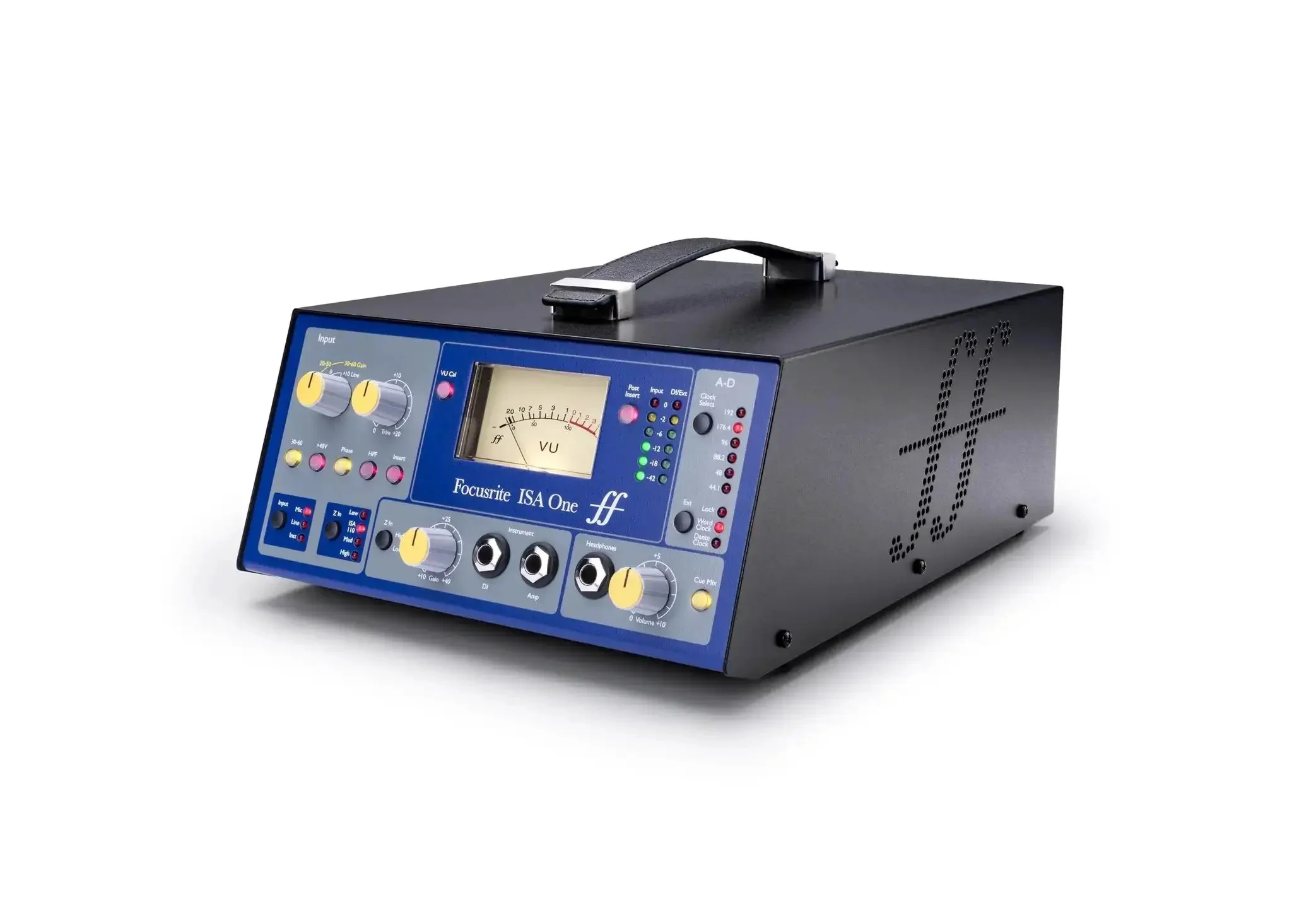 Heritage Microphone Preamplifier With Independent DI Variable Impedance Selector And Independent Headphone Amp For Studio Grade Tracking Warm Transformer Based Tone And Flexible Pro Grade Connectivity - Image 7