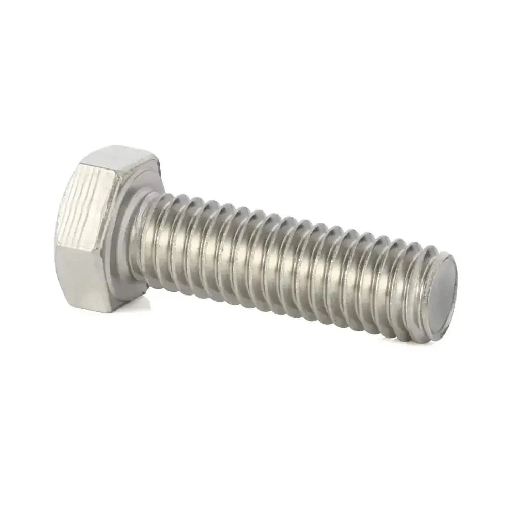 Hex Head Bolt With Fully Threaded Shaft Half Inch Diameter 13 Threads Per Inch Two Inches Long Stainless Steel 304 Plain Finish Pack Of Eight For Home Office And Machinery Projects - Image 7