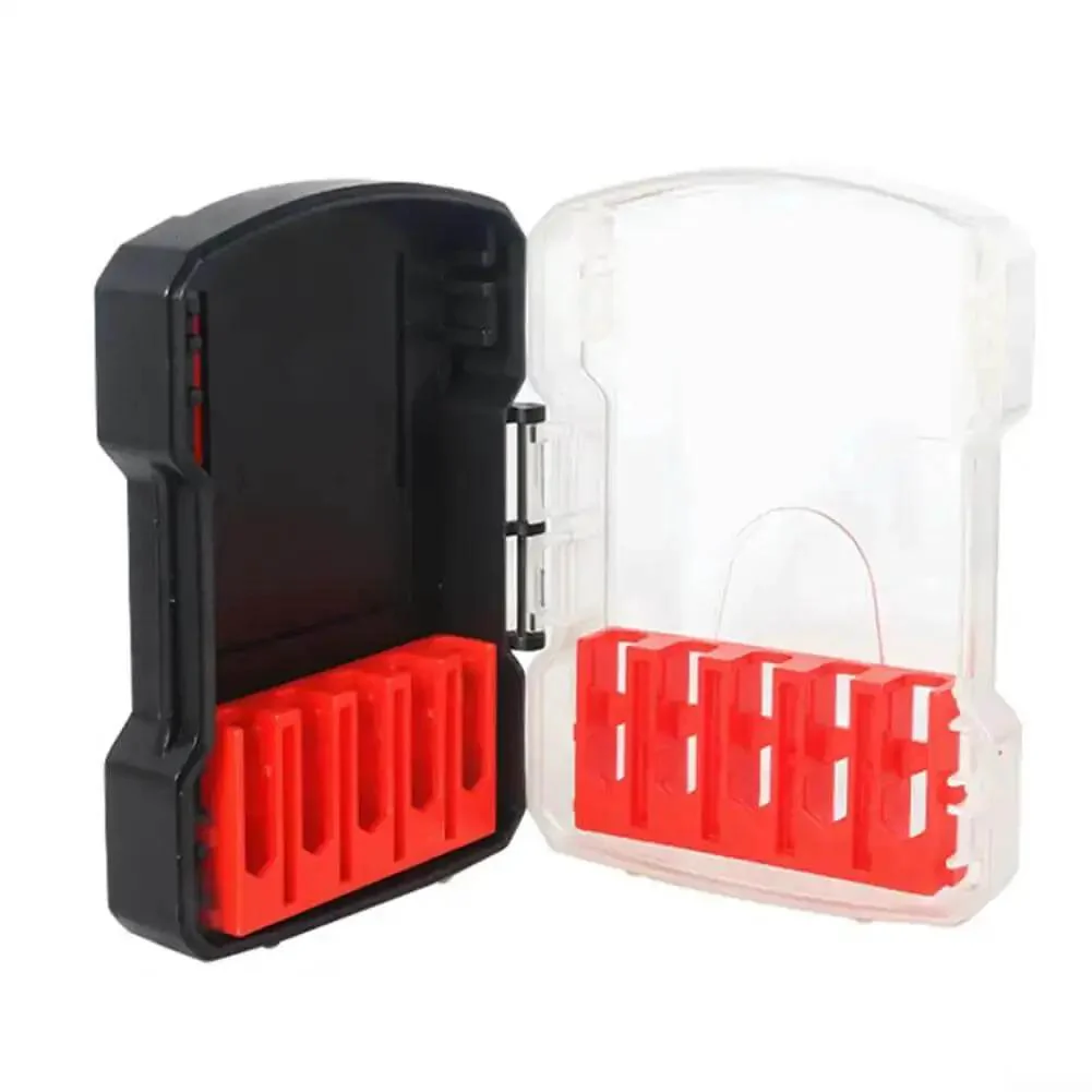 Hex Shank Drill Bit Organizer Case With Quick Release Slots Grab And Go Portable 10 Slot Storage Box In Blue For Bits And Tap Accessories Durable Plastic Bit Holder For Secure Transport And Easy Access - Image 6