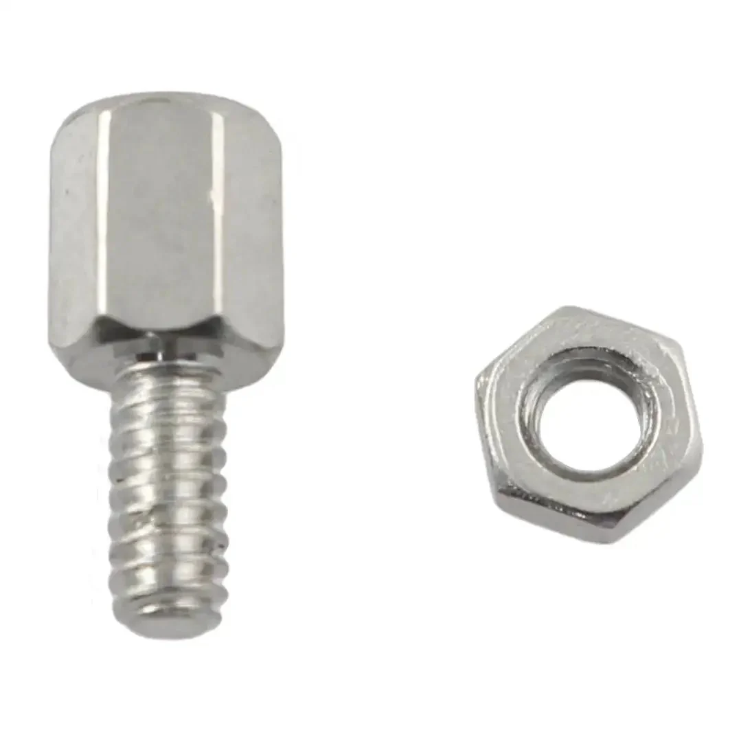 Hex Standoff Spacer Screws 50 Pack 4-40 Thread, 6mm Length Brass Pillars For PC Motherboard And PCB Mounts, Male To Female Standoffs With Nuts, Nickel Plated, Dope Computer Hardware For DIY Builds - Image 4