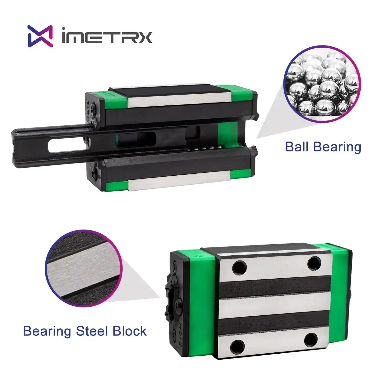 HGR15 Linear Guide Rail Kit With Two 300mm Rails And Four HGH15CA Bearing Blocks High Precision Pro Grade Anti Rust Components For Stable Motion In 3D Printers CNC Routers Lathes And DIY Automation Projects Plug And Play Ready - Image 4