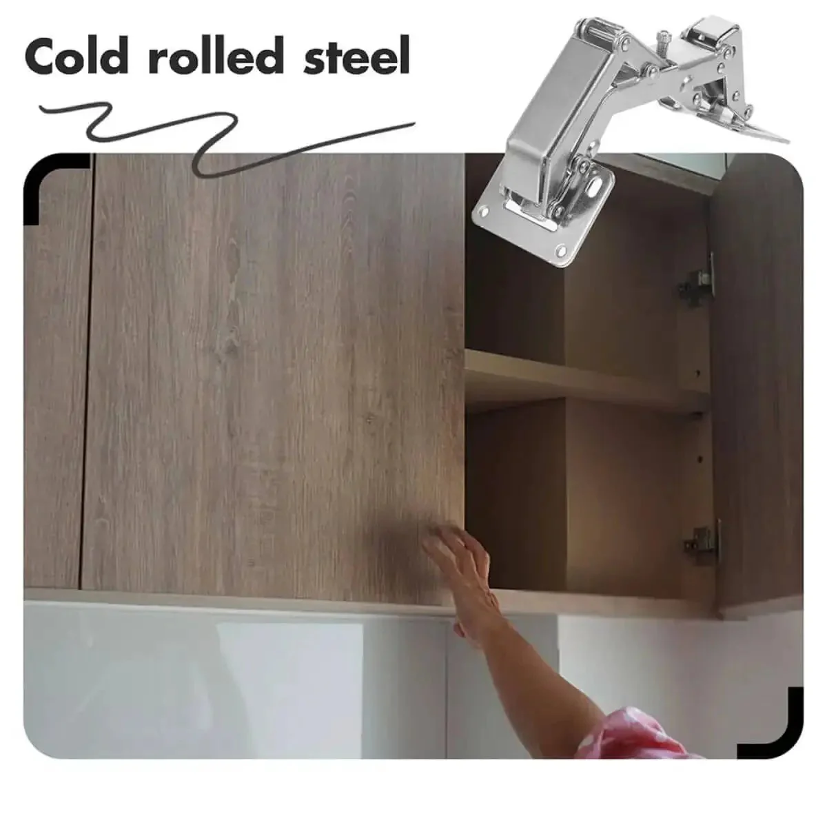 Hidden Concealed Door Hinges With 170 Degree Large Angle For Easy Operation Recessed Secret Door Hardware 2 Pack With Screws Heavy Duty For Stone Marble Fire Doors And Cold Rolled Steel Home Improvement - Image 8