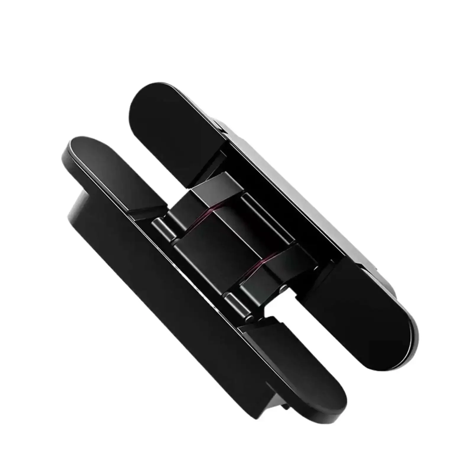 Hidden Door Hinge System For Residential Use Beefy Cross Adjustable Load Bearing 120 To 180 Kg Matte Black Finish Noiseless Operation Weatherproof Construction Easy Install With Included Screws