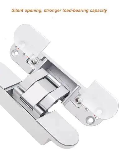 Hidden Door Hinges For Concealed Doors, Invisible, Heavy Duty 3D Adjustable With Slick Silent Operation, Durable Zinc Alloy Hardware For Modern Interiors, Secret Rooms, And Hidden Passages - Image 4