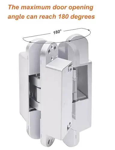 Hidden Door Hinges For Concealed Doors, Invisible, Heavy Duty 3D Adjustable With Slick Silent Operation, Durable Zinc Alloy Hardware For Modern Interiors, Secret Rooms, And Hidden Passages - Image 5