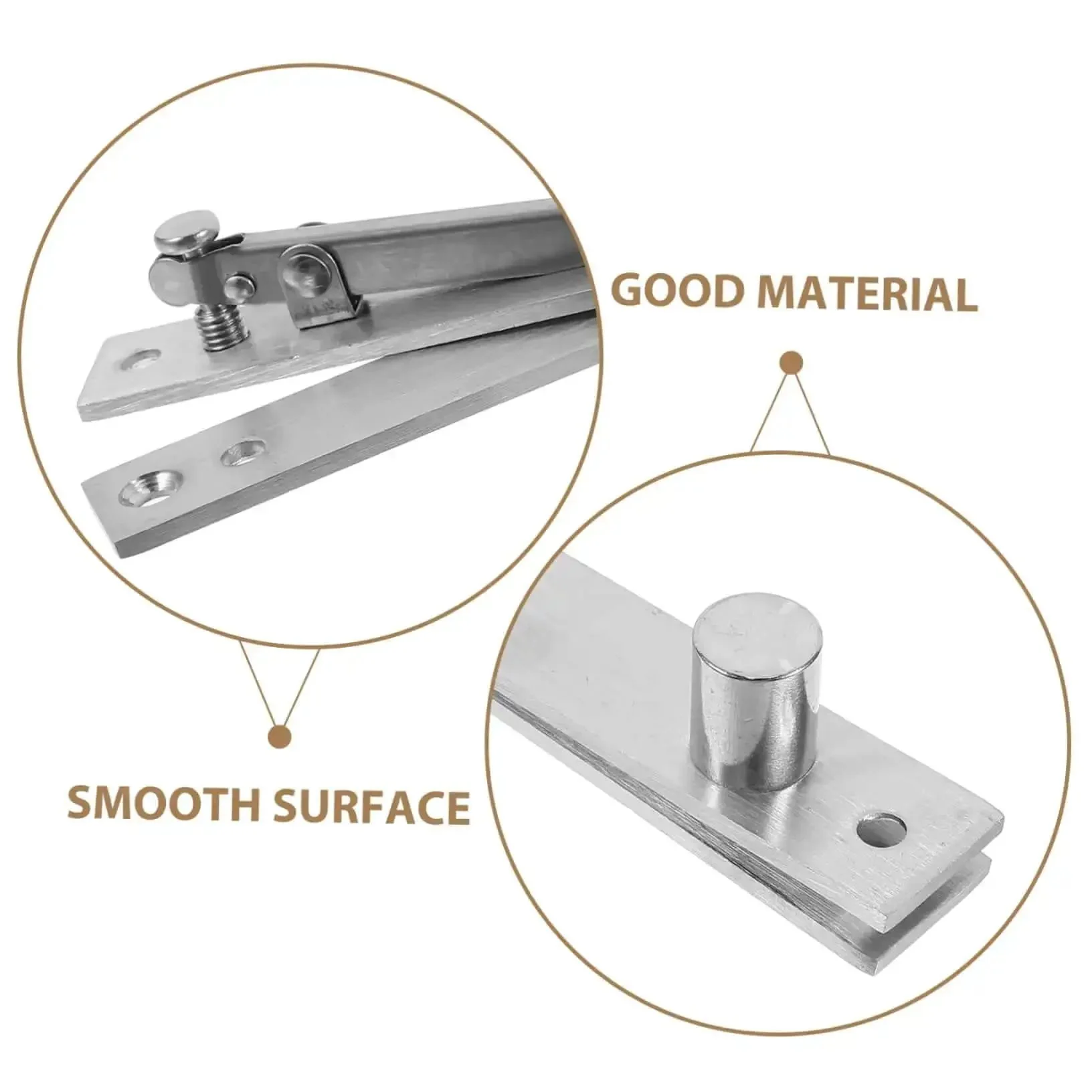 Hidden Pivot Hinge 1Set Heavy Duty Door Hardware With 180 Degree Rotatable Design For Concealed Applications Built To Last Durable And Smooth Swing For Secret Doors Hidden Compartments Cabinets And More - Image 4