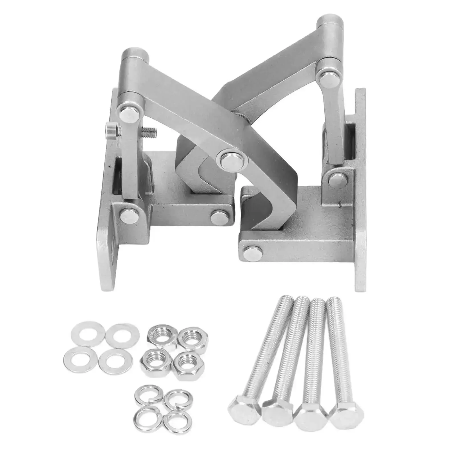 Hidden Stainless Steel Door Hinge For Wood Cabinets And Tables, Built To Last Heavy Duty Invisible Hinge With Laminated Link, 180 Degree Opening, Rust Resistant, Includes Mounting Hardware, Smooth Operation For Modern Furniture - Image 3