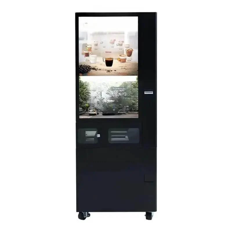High Capacity Self Serve Coffee Vending Machine, Automatic Commercial Dispenser With Round The Clock Freshly Ground Coffee, Mobile Payment, Remote Monitoring, Built For Schools, Hotels, Airports, Offices, Bookstores, Cafes