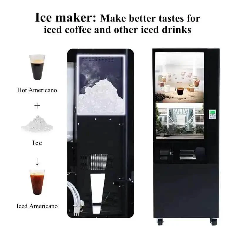 High Capacity Self Serve Coffee Vending Machine, Automatic Commercial Dispenser With Round The Clock Freshly Ground Coffee, Mobile Payment, Remote Monitoring, Built For Schools, Hotels, Airports, Offices, Bookstores, Cafes - Image 7