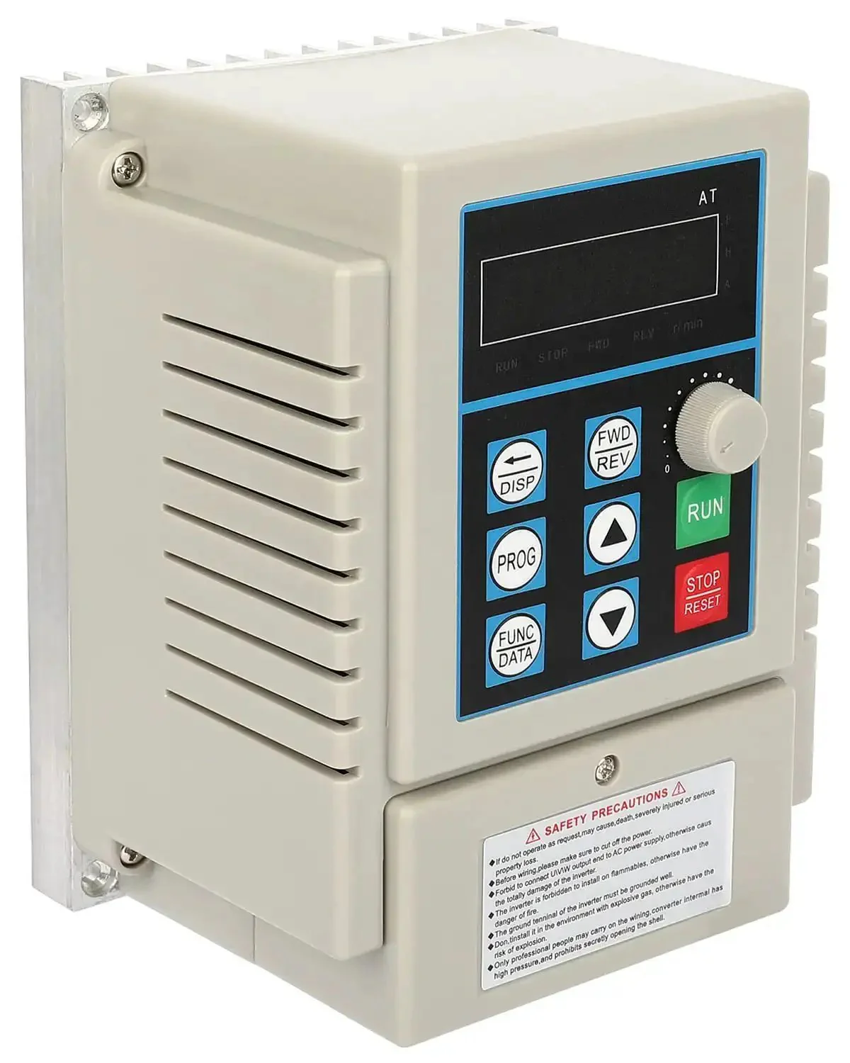 High-Performance Variable Frequency Drive VFD Inverter 220V Single Phase To 3 Phase 0.75kW 1HP 5A 0-400 Hz Output Spindle Motor Speed Control For CNC Builders And DIY Tinkerers