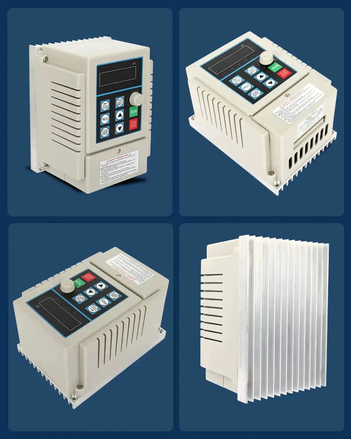 High-Performance Variable Frequency Drive VFD Inverter 220V Single Phase To 3 Phase 0.75kW 1HP 5A 0-400 Hz Output Spindle Motor Speed Control For CNC Builders And DIY Tinkerers - Image 3