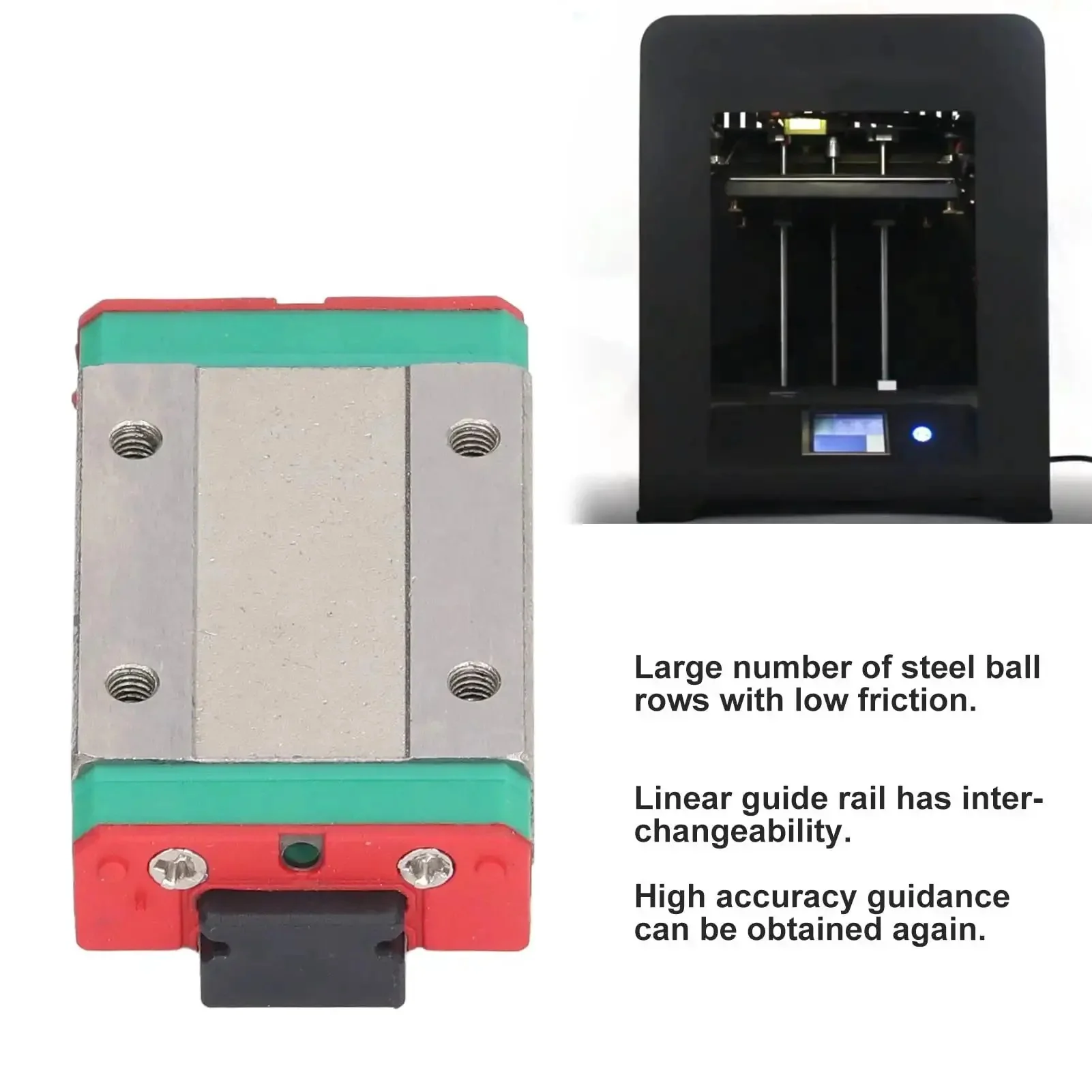 High Precision Linear Rail Slider For 3D Printers With Ultra Smooth Motion And Rock Solid Ball Bearings Ideal For DIY CNC Projects And Laser Cutter Upgrades - Image 5