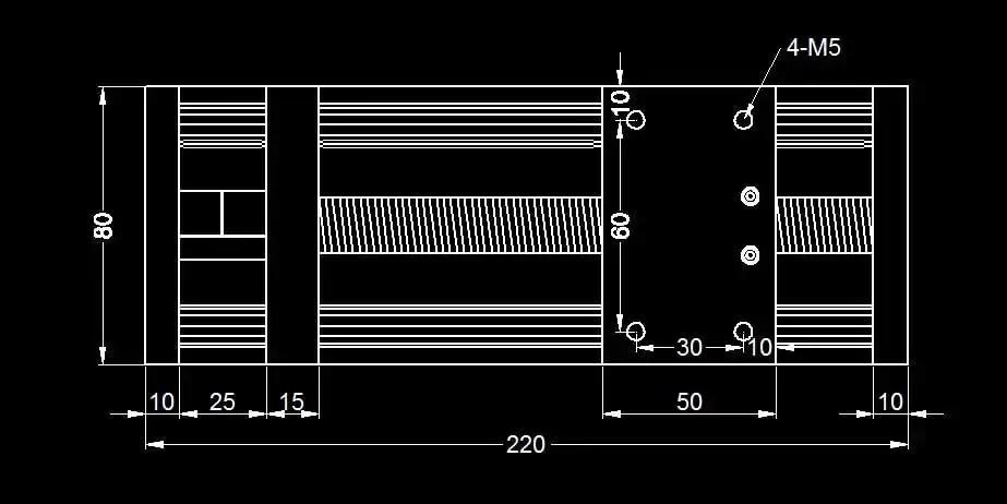 High Precision Linear Rail Stage With 100mm 200mm 300mm Travel Square Rails Mini Slide Table And NEMA 23 Stepper Motor For DIY Makers And Pro Hobbyists CNC Router Milling Machine - Image 2