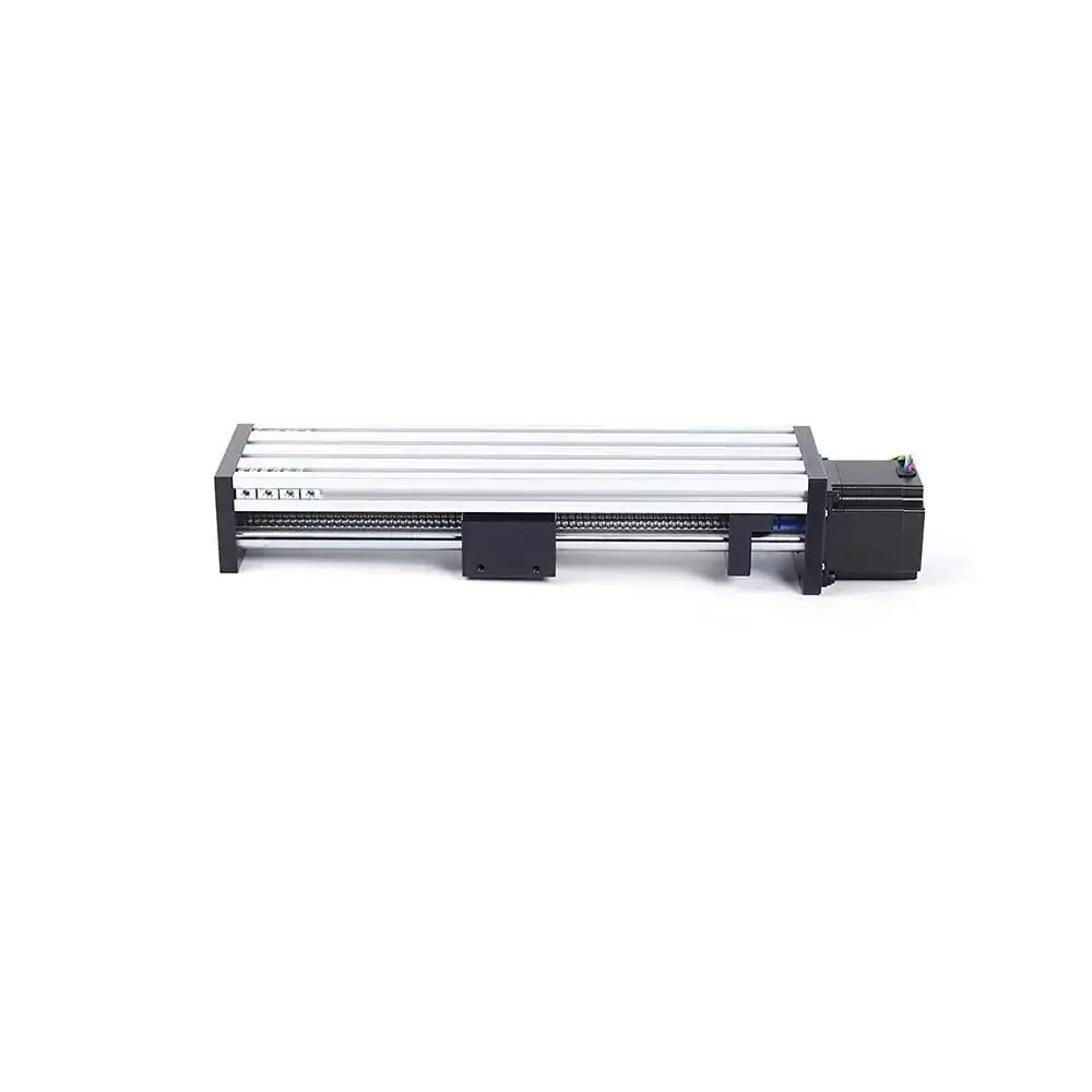 High Precision Linear Rail Stage With 100mm 200mm 300mm Travel Square Rails Mini Slide Table And NEMA 23 Stepper Motor For DIY Makers And Pro Hobbyists CNC Router Milling Machine - Image 4