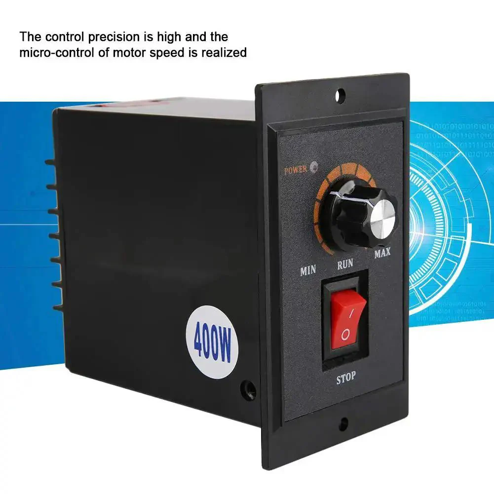 High Precision PWM Variable Frequency Motor Speed Controller 220V AC 50 60Hz Quick Response 400W For Precise Motor Speed Control In Packaging Printing Food Electronics Medical Clothing Industries - Image 7