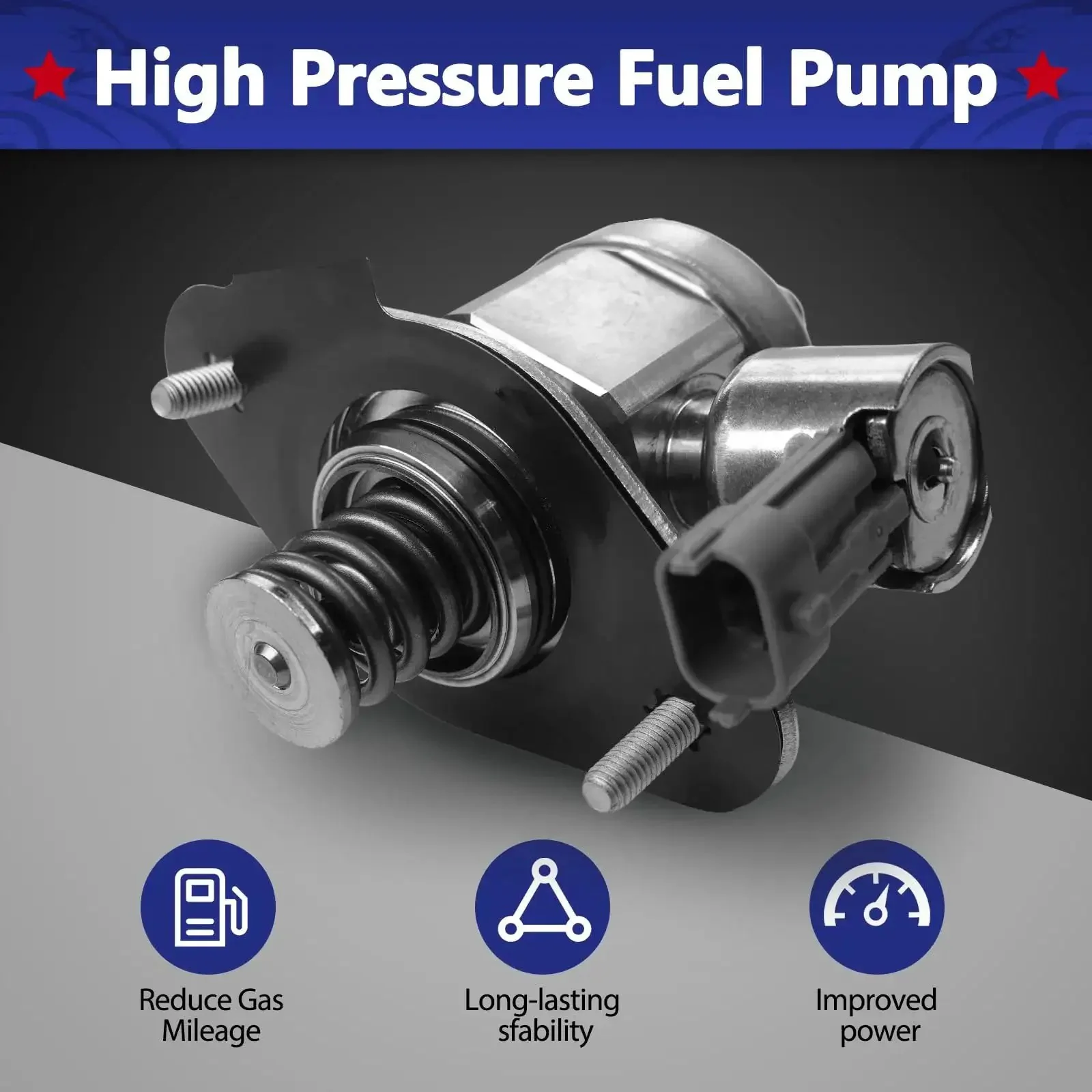 High Pressure Fuel Pump 12626234 Direct Fit Upgrade For Buick Enclave 2009-2017 Chevrolet Traverse GMC Acadia LaCrosse 2010-2011 CTS STS 3.6L V6 Replaces OE Parts 12626234 12639260 12634492 12647344 - Image 3