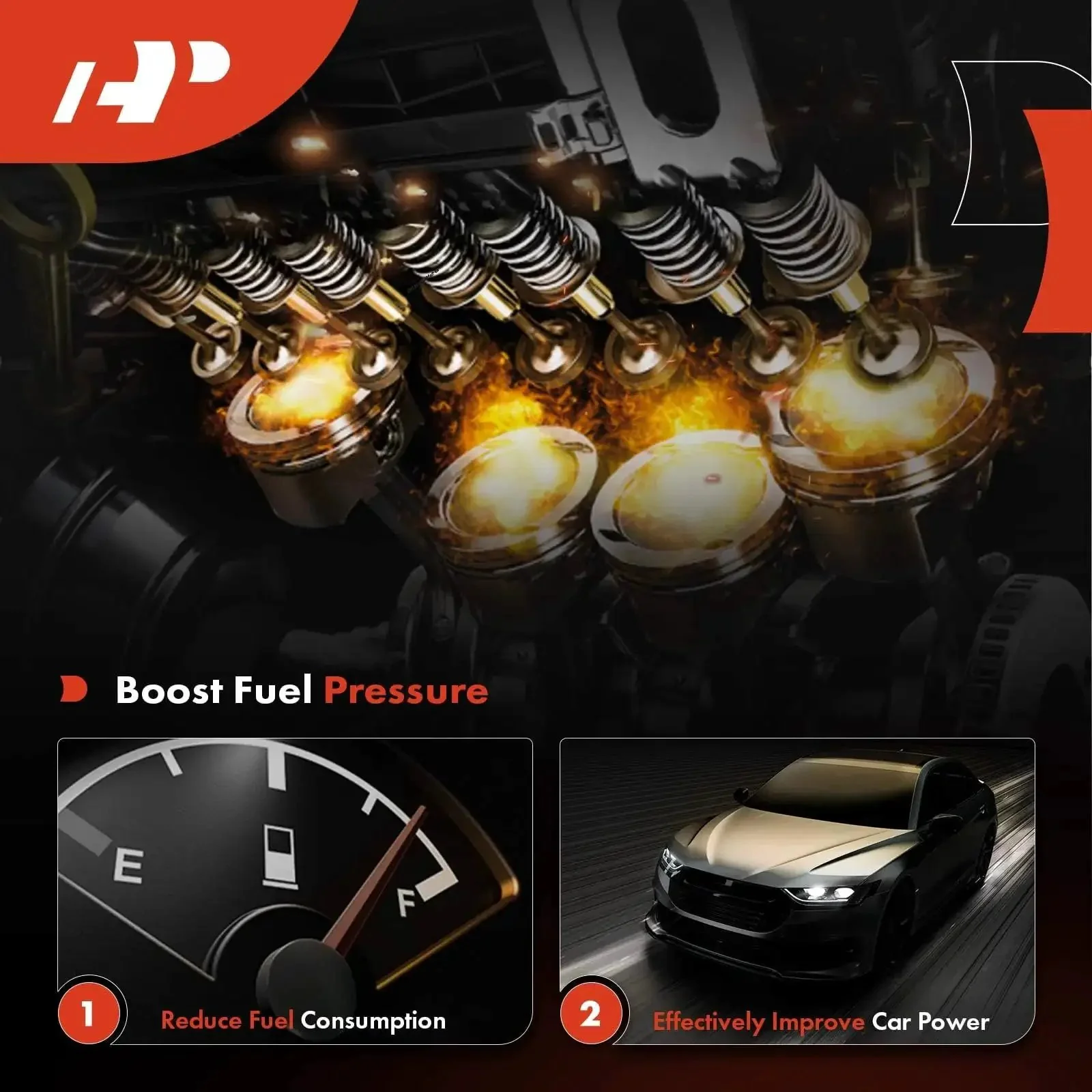 High Pressure Fuel Pump Direct Fit For Chevy Equinox Malibu Traverse Blazer Colorado GMC Terrain Buick Envision LaCrosse Regal Sportback Cadillac CT6 Regal TourX And More 2.0L 2.5L Engine - Image 4