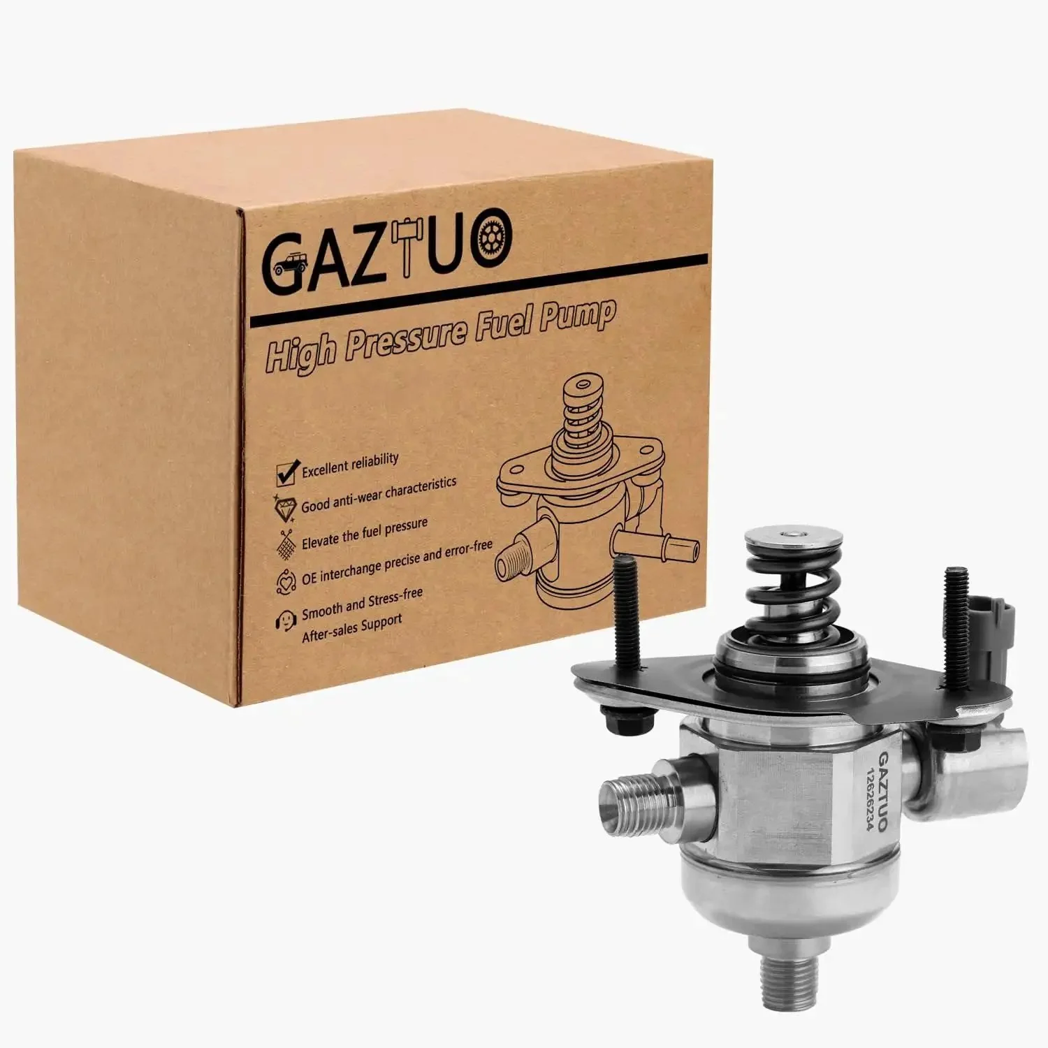 High Pressure Fuel Pump Drop In Replacement Direct Fit For Chevrolet Camaro Traverse GMC Acadia Acadia Limited Buick Enclave Lacrosse Allure Cadillac CTS STS Saturn Outlook OE Grade Performance And Reliable Fuel Delivery