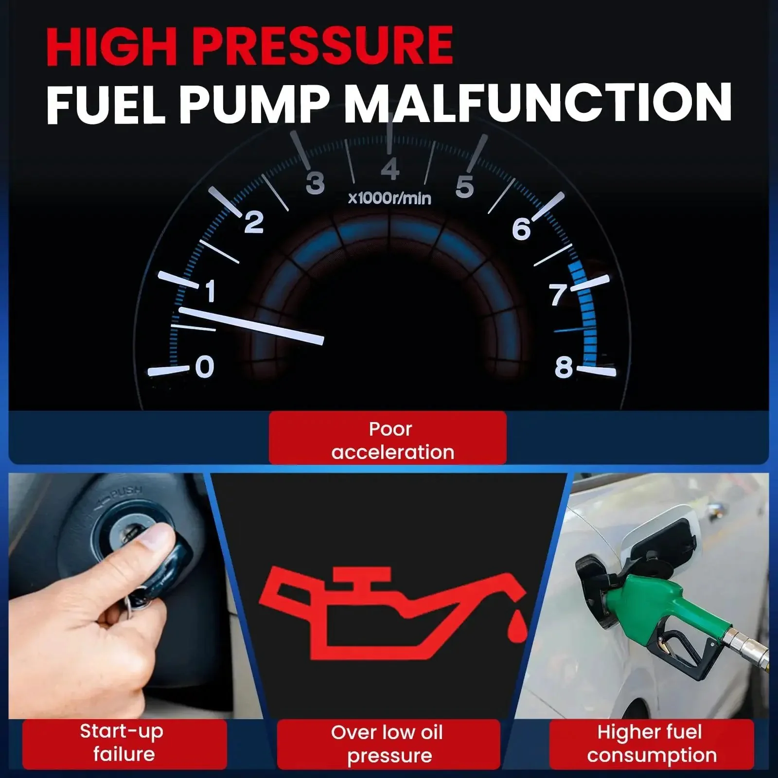High Pressure Fuel Pump Replacement Fits Buick Regal 2.0L 2014 2017 And Chevrolet Impala 2.5L 2014 2019, Chevrolet Malibu 2.0L 2.5L 2013 2015, Malibu Limited 2.5L 2016 With OEM Grade Quality To Keep Your Ride Running Smooth - Image 3