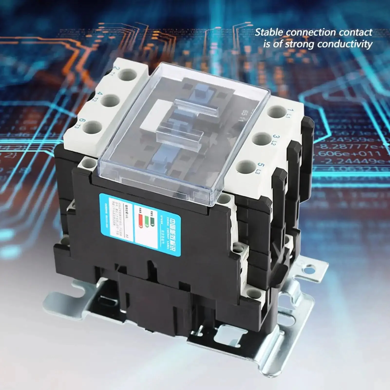 High Sensitivity AC Contactor For Industrial Electrical Systems 220V 65A Heavy Duty Load Control Fixed Or Rail Mount Built For Tough Environments And Reliable Performance In Machinery And Equipment - Image 5