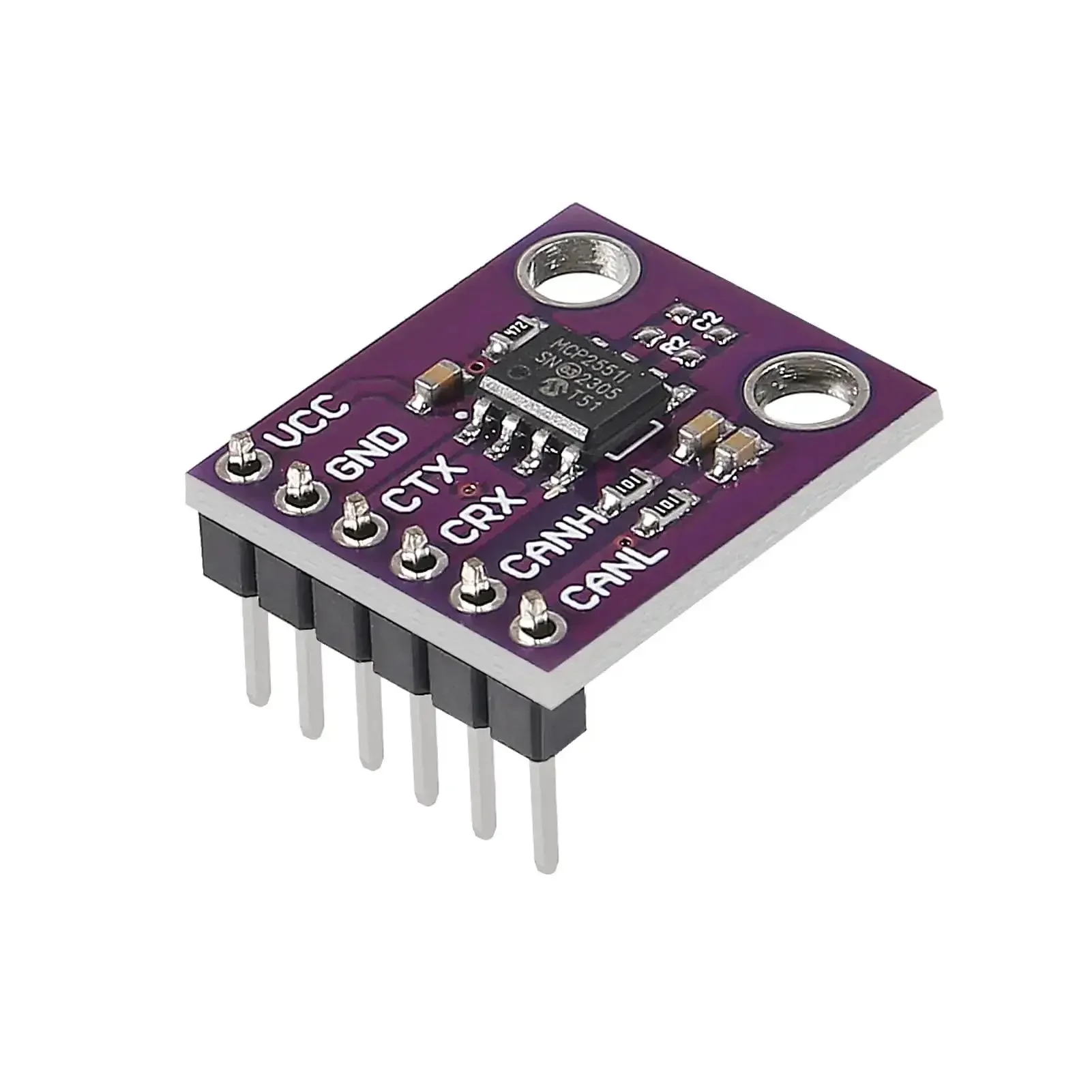 High Speed CAN Bus Interface Module With MCP2551 Transceiver, 6 Pack, ISO 11898 Compliant Protocol Controller Board For DIY Auto And Industrial CAN Projects, 24V Ready - Image 2