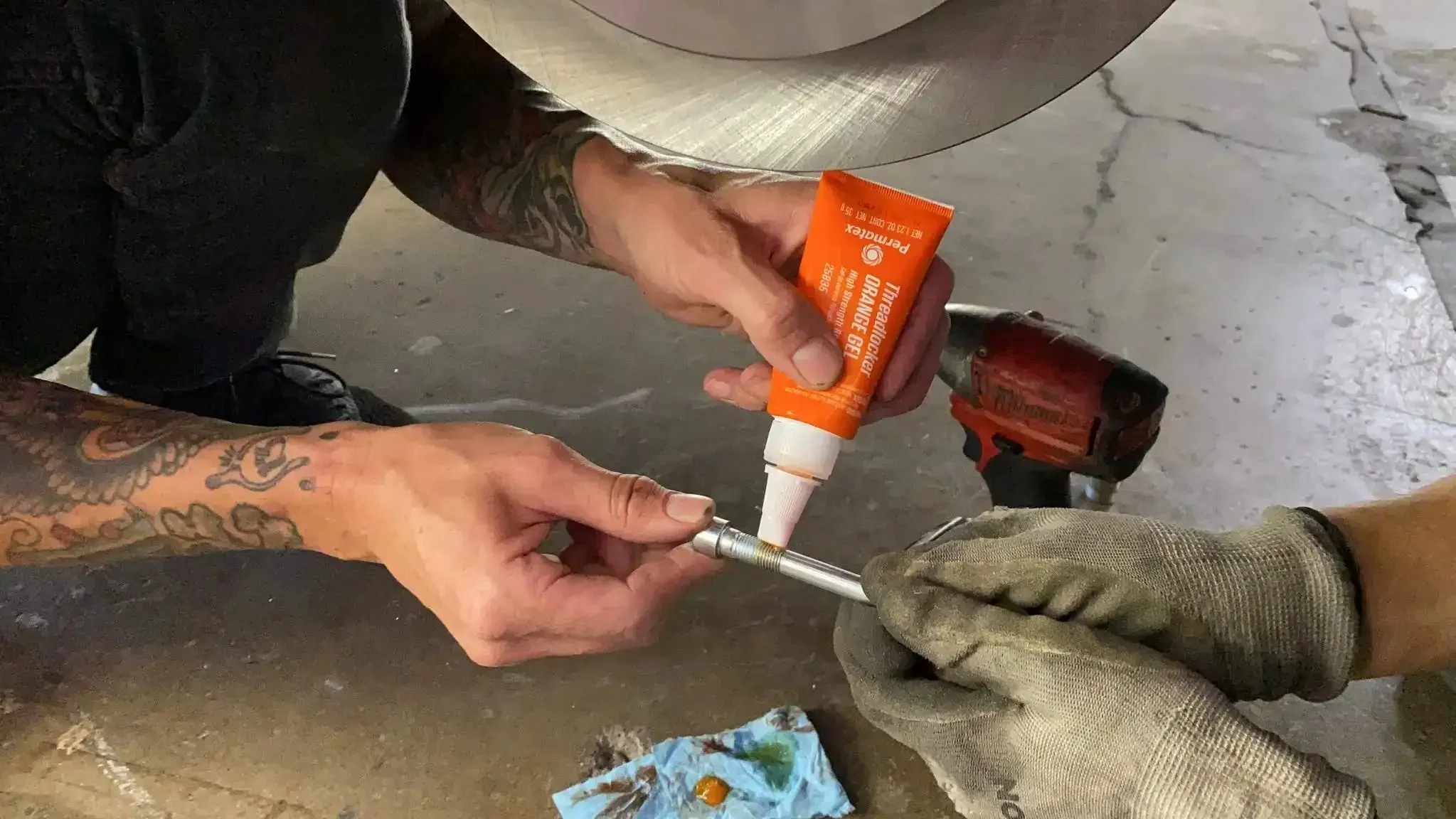 High Strength Removable Orange Thread Locker Gel For Bolts And Threads 5 G No Heat Release Drip Free Mess Free Liquid Reliability 3X The Strength Of Blue Hand Tool Friendly - Image 7