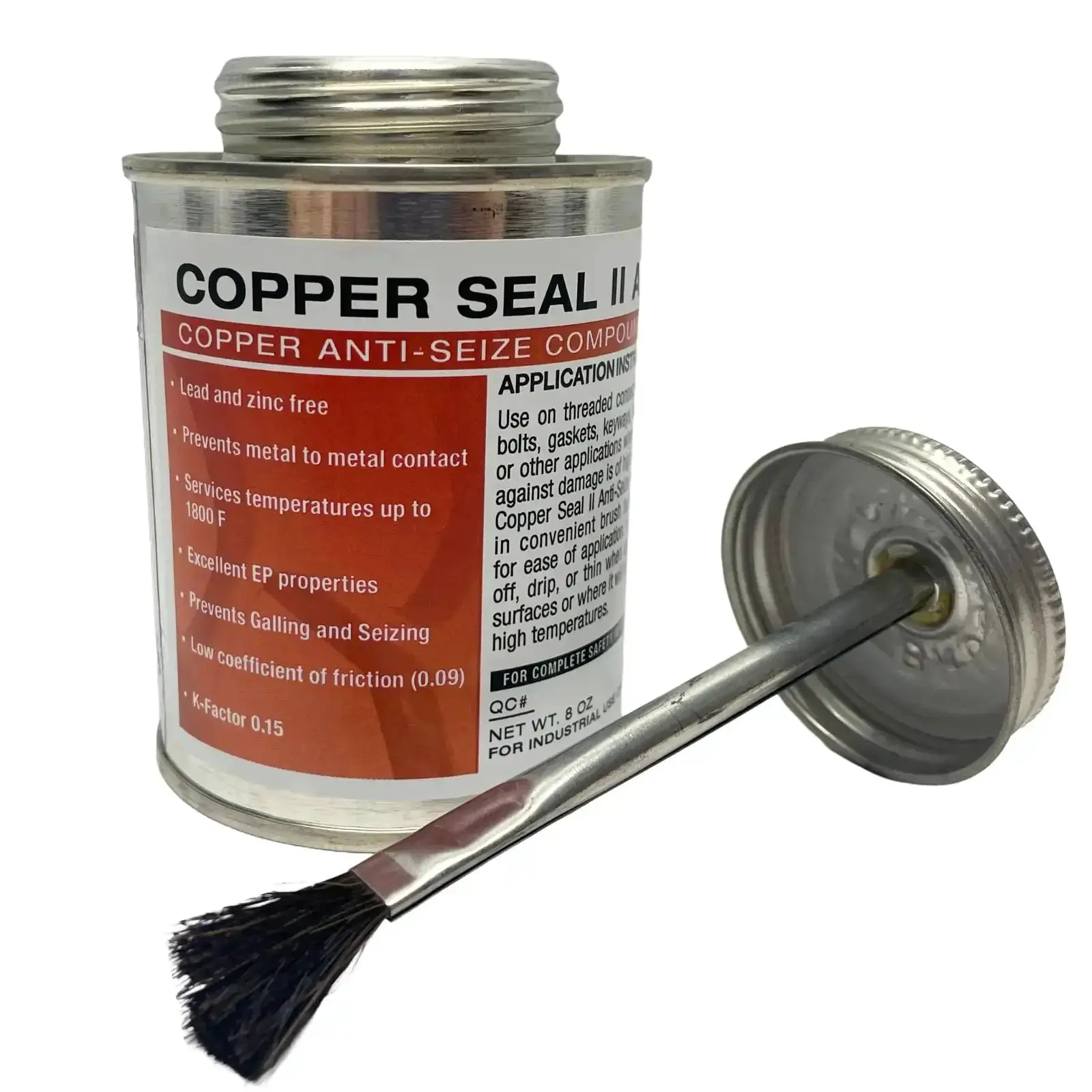 High Temp Copper Anti Seize Lubricant 1800F For Spark Plugs Exhaust Manifolds Bolts And Brakes Prevents Seizing And Corrosion USA Made 8oz Multi Purpose Assembly Lubricant That Works Like A Champ
