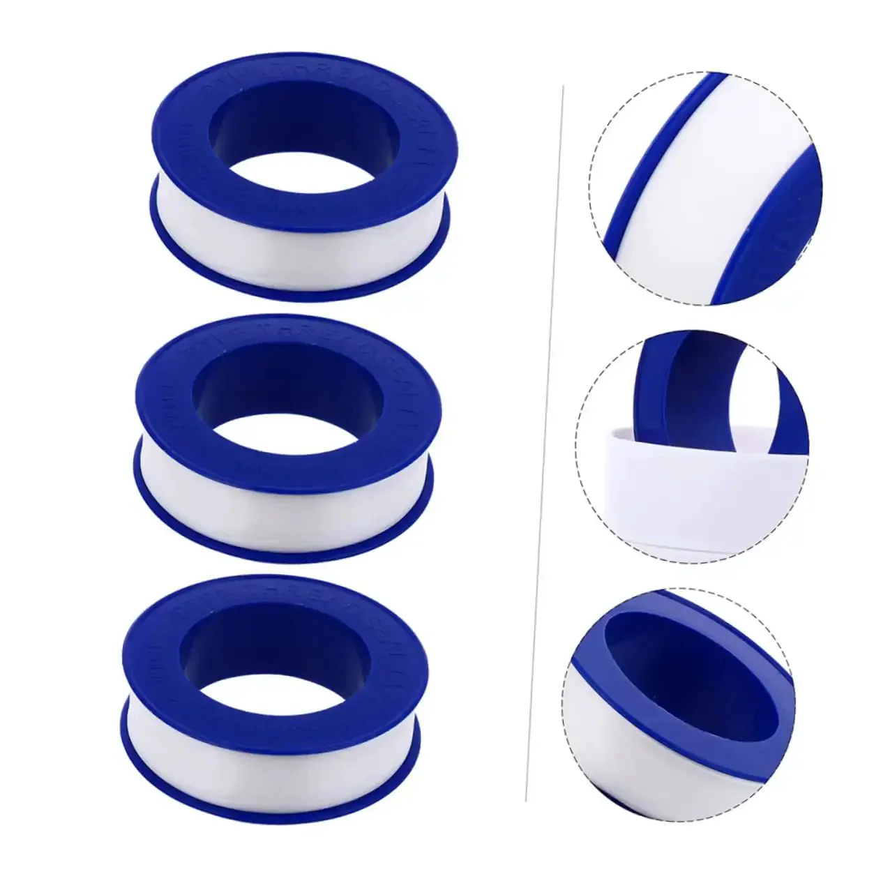 High Temp PTFE Plumbing Tape Sealant For Outdoor Use All Weather Acid And Alkali Resistant Plumber Tape Leak Proof Tape For Pipes And Fittings 20 Rolls Durable Waterproof Sealant - Image 7