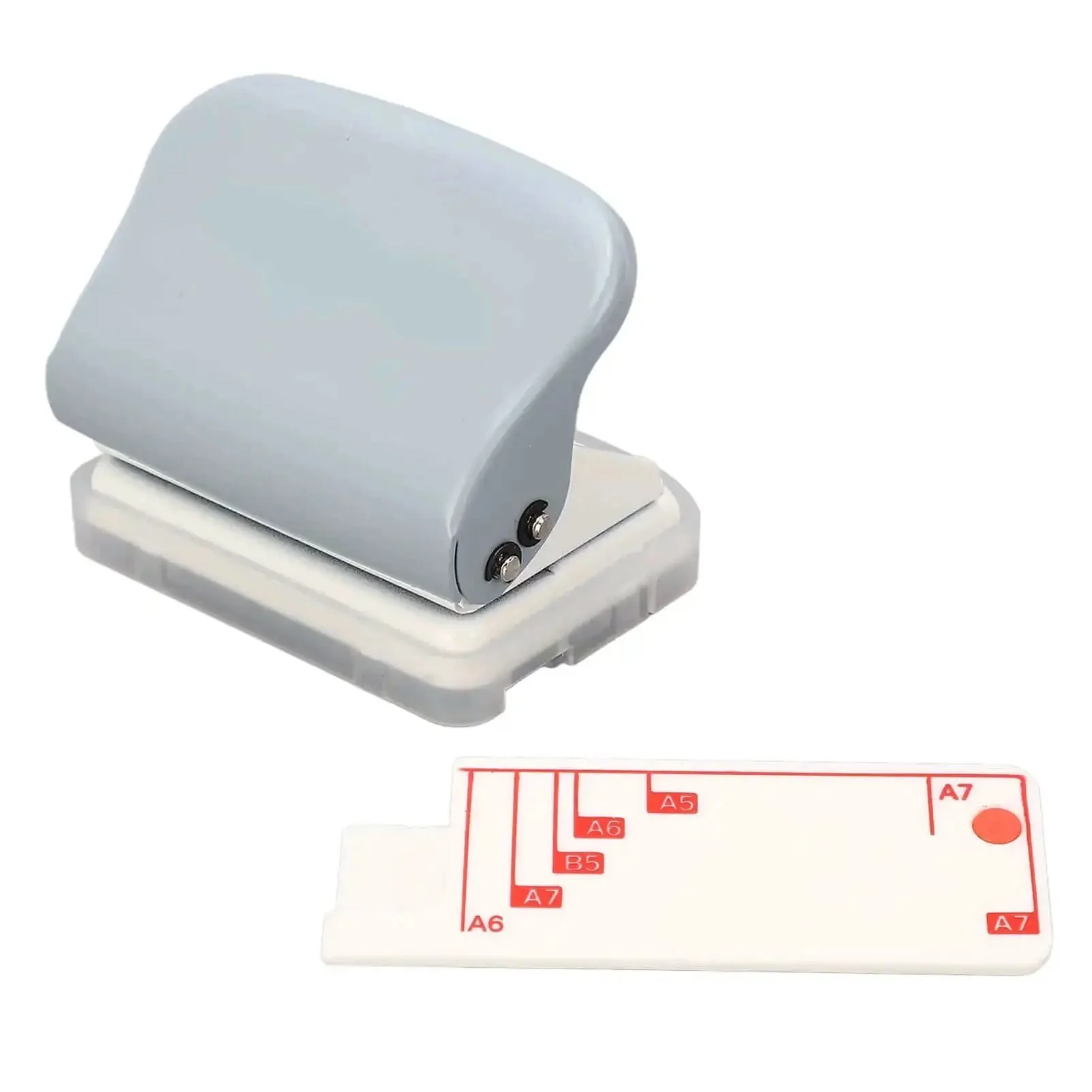 Hole Puncher On The Go Portable Handheld 3 Hole Punch For Scrapbooks And Loose Leaf Pages Up To 5 Sheets With An All Metal Baked Enamel Body A Real Workhorse For School Office And DIY Craft Projects