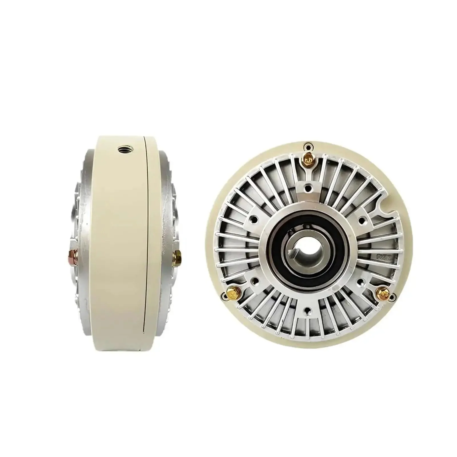 Hollow Shaft Magnetic Powder Brake 24V Heavy Duty Tension Controller Kit For Printing And Dyeing Machines 6 To 100 Nm Torque 1000 RPM Digital Display Auto Overcurrent Protection Single Shaft Setup - Image 5
