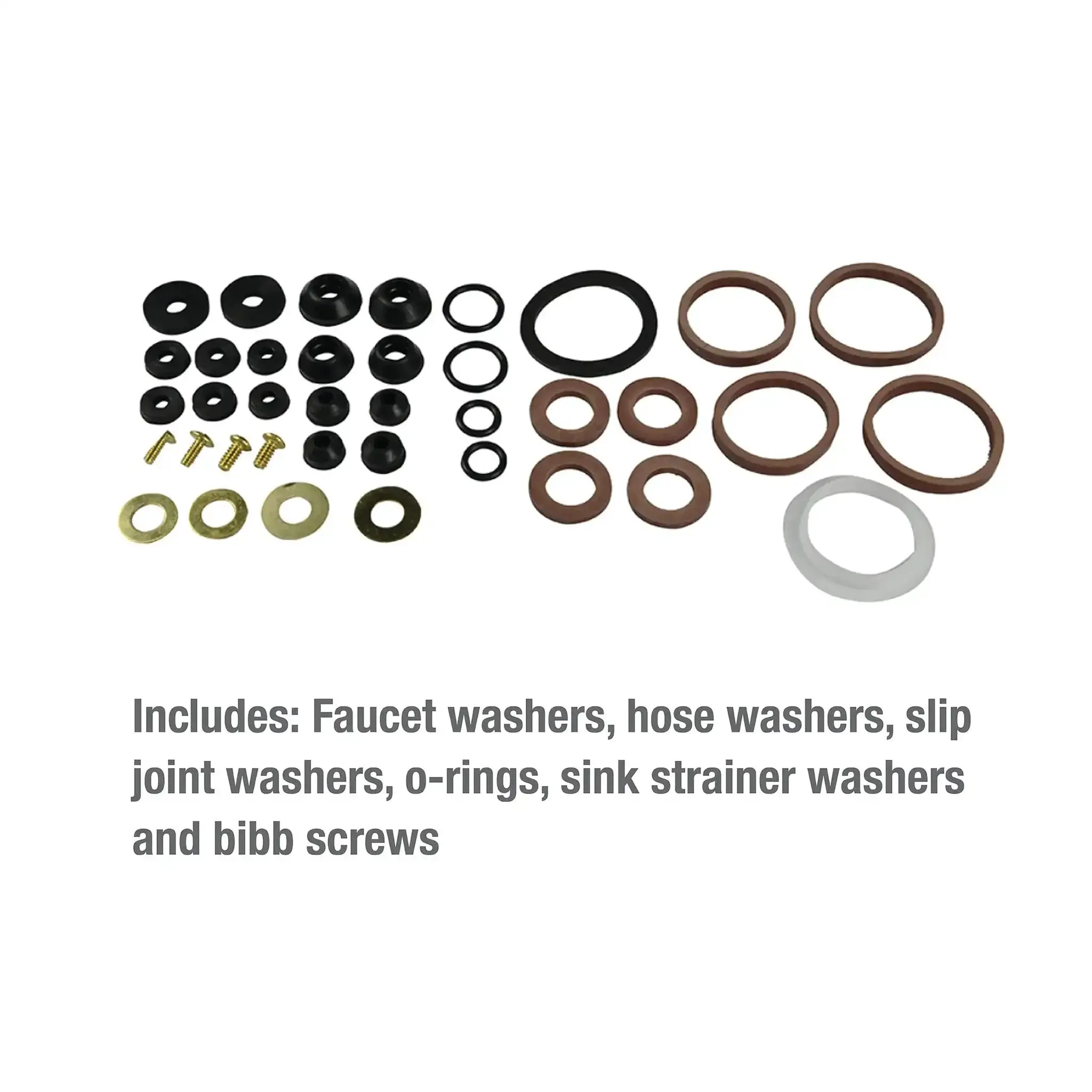 Home Washer Repair Kit With 42-Piece Rubber Washer Set, Varied Metric And Inch Sizes For Leaks And Quick Fixes, A Must-Have All-In-One Household Plumbing Tool Kit For Easy DIY Repairs - Image 3
