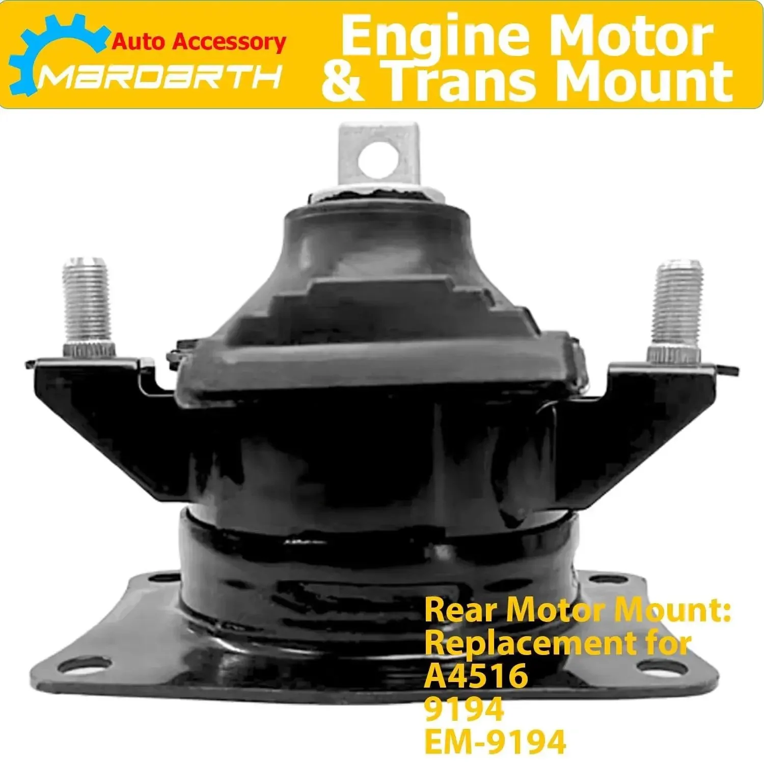 Honda Accord 2003 2004 2005 2006 2007 2.4L Automatic Beefed Up Engine And Transmission Mount Replacement Kit Replaces A4526HY A4517 A4509 A4542 A4516 A4510 - Image 5