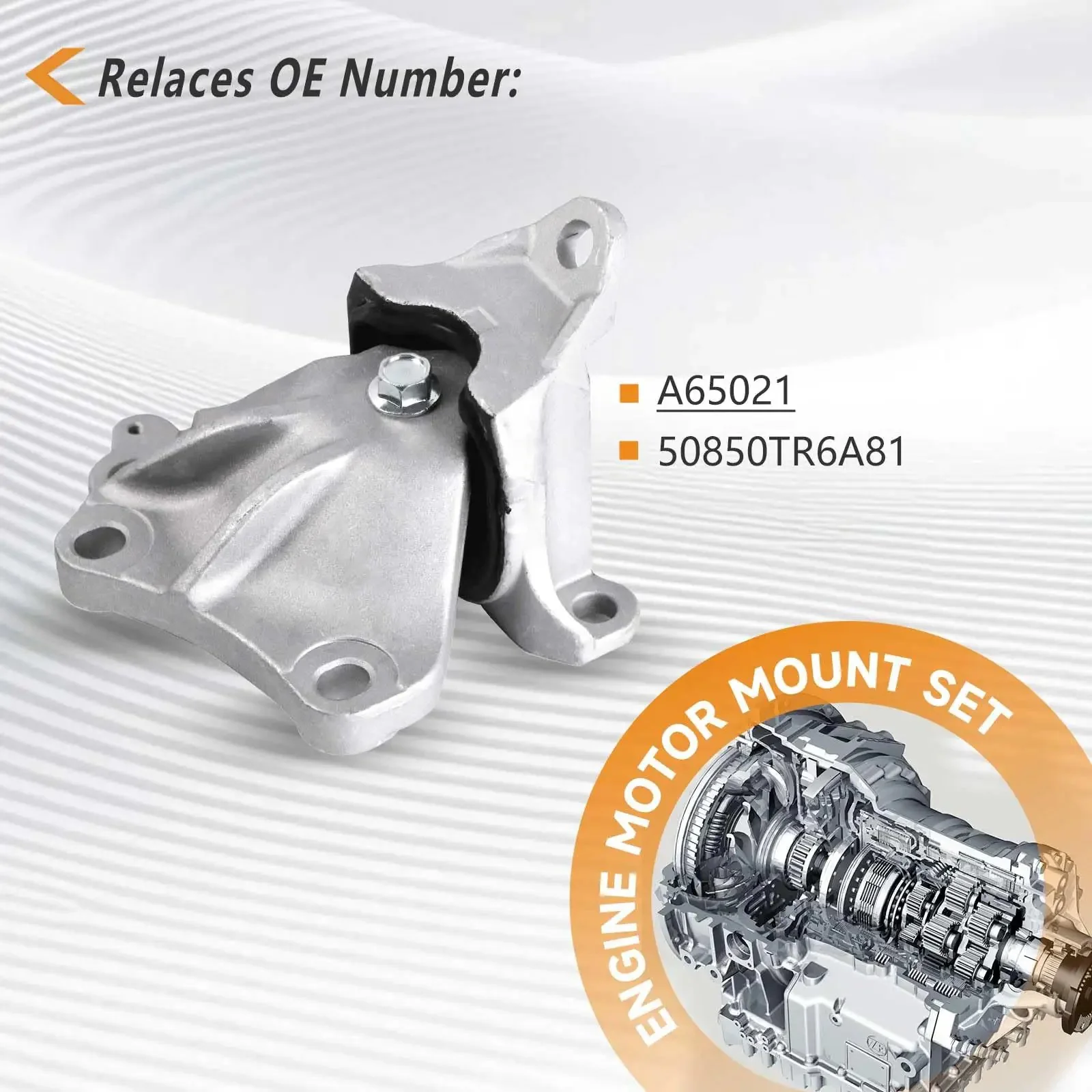 Honda Civic 1.8L Beefed Up Engine Mount Set For 2012 2013 2014 2015 Front Motor Mount Rear Torque Strut Mount And Transmission Mounts Replacement Kit Built For A Smooth Quiet Ride - Image 4