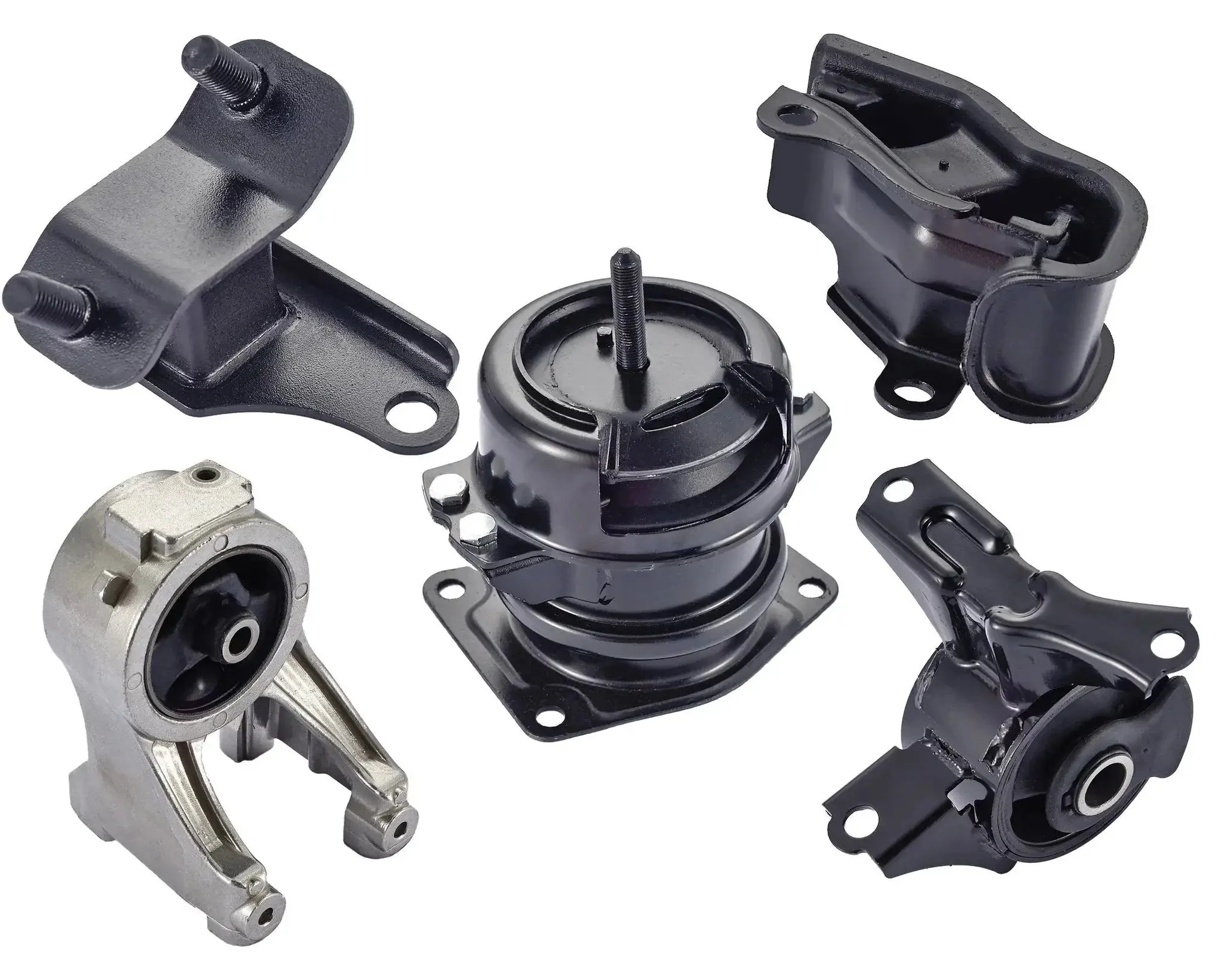 Honda Odyssey Engine And Transmission Mount Set Of Five For 1999 2000 2001 2002 2003 2004 3.5L V6 Replacement Front Hydraulic Mount Kit