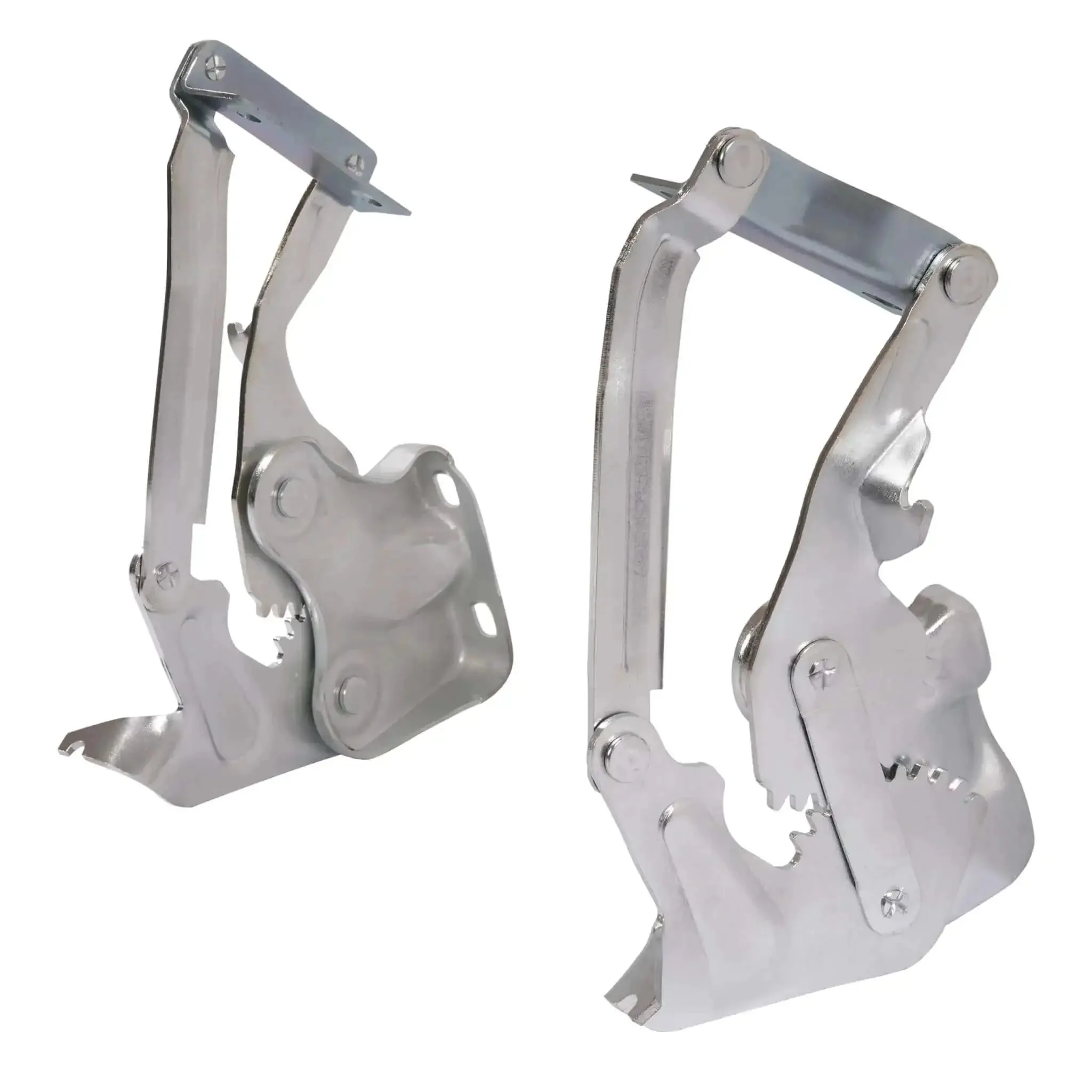 Hood Hinge Pair For 1955 Chevy Bel Air Nomad One Fifty Two Ten Cars With Steel Construction And Galvanized Silver Finish Durable OEM Style Fit For Classic Bel Air - Image 9