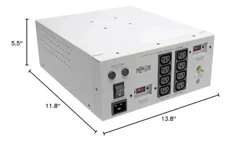 Hospital-Grade Isolation Transformer Dual Voltage 115-230V 1800W With 8 IEC C13 Outlets Workhorse Power Hub For Sensitive Medical Gear Medical Facility Ready 50 60 Hz Safe Isolation - Image 2