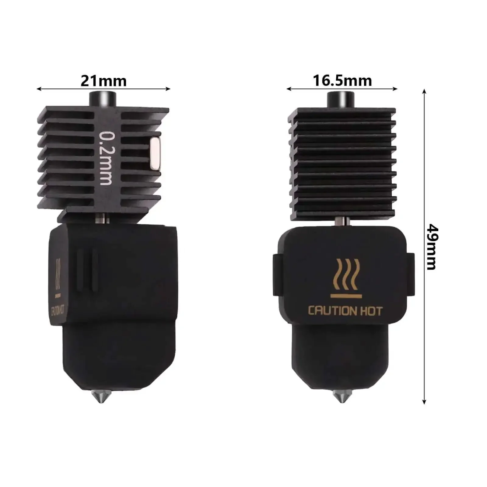Hotend Upgrade Kit For A1 Mini And A1 3D Printers With 0.2mm Hardened Steel Nozzle Detachable Nozzle Silicone Socks And Heating Block For Pro Grade Smoother More Precise Prints - Image 4