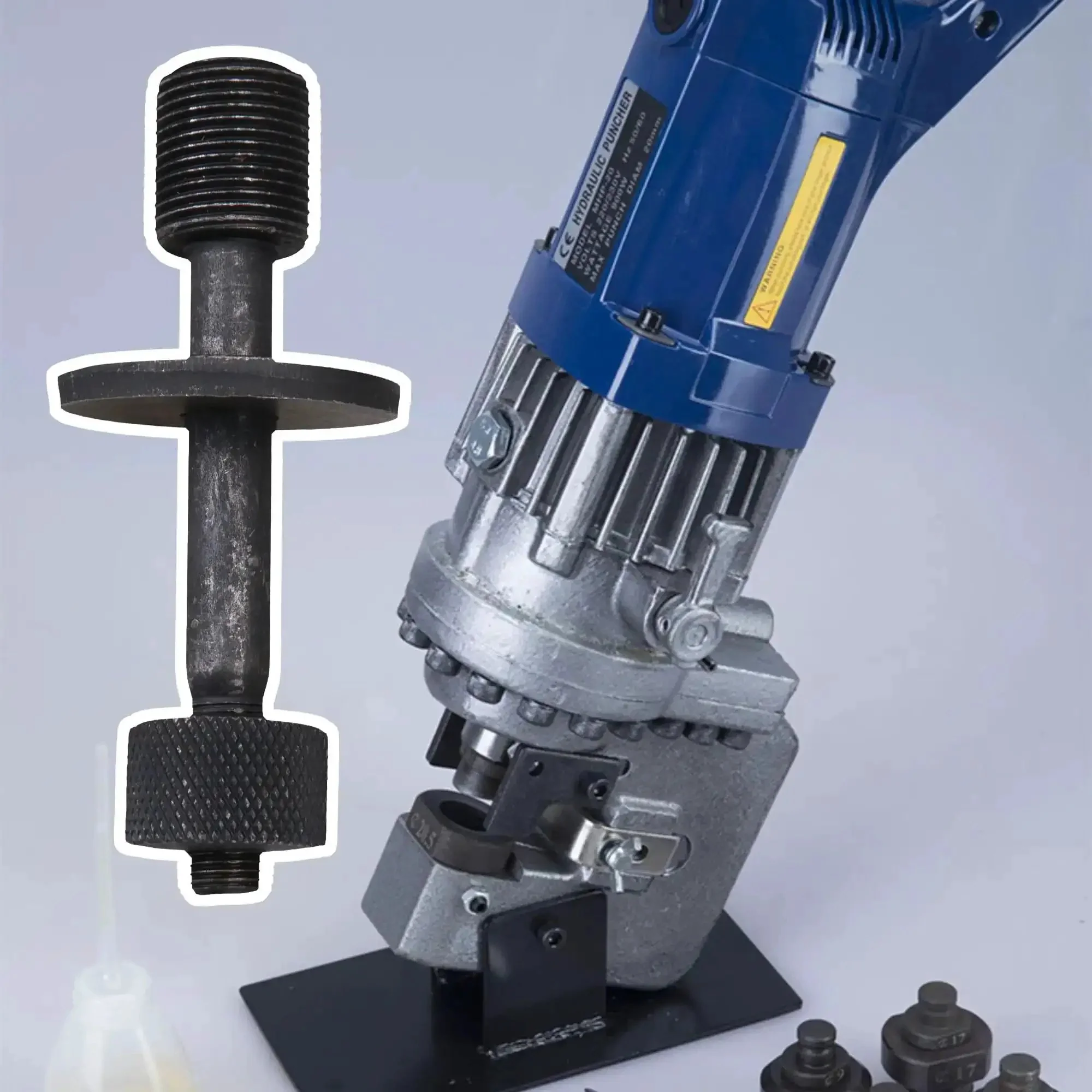 Hydraulic Drive Draw Stud Kit With Gasket Punches And Knockout Punches For Precise Hole Making 20x10mm Set Heavy Duty Metalworking Tools Pro Grade For Steel Aluminum And Iron Automotive And Fabrication Shops And DIY Enthusiasts - Image 5