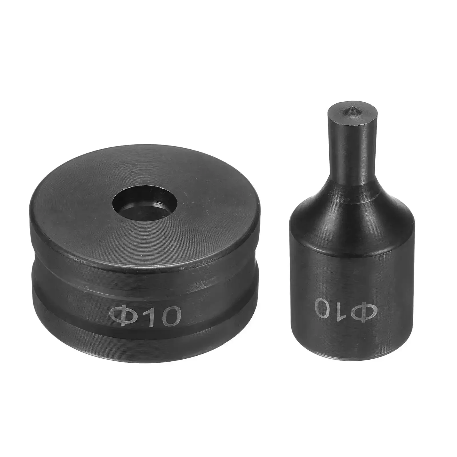 Hydraulic Hole Punch Die Set 10mm Round Hole for CH70 Electric Punching Machine 40Cr Steel Heavy Duty Punch Kit for Metal Fabrication and DIY Projects Pro Grade